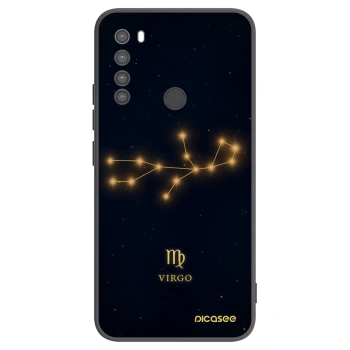 Picasee silikonski črni ovitek za Xiaomi Redmi Note 8 - VIRGO