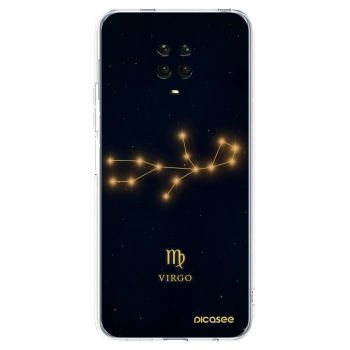 Picasee silikonski prozorni ovitek za Xiaomi Redmi Note 9 Pro - VIRGO