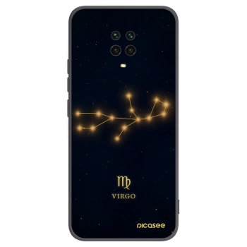 Picasee silikonski črni ovitek za Xiaomi Redmi Note 9S - VIRGO