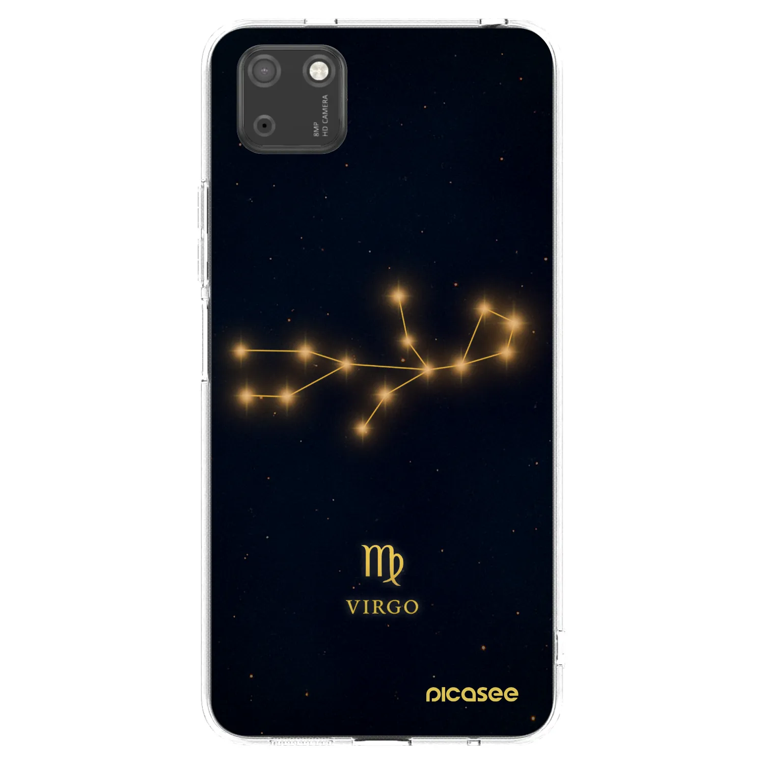 Picasee silikonski prozorni ovitek za Huawei Y5P - VIRGO