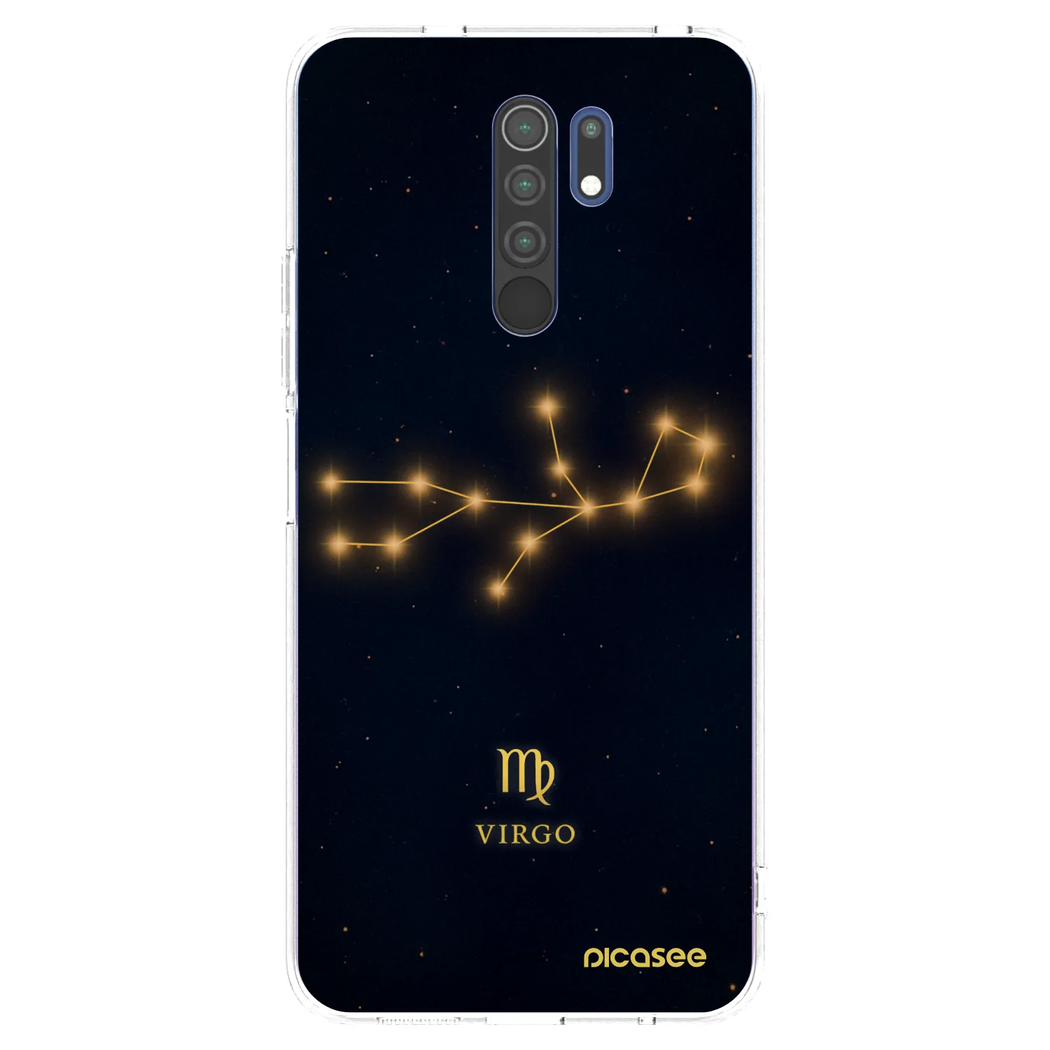 Picasee silikonski prozorni ovitek za Xiaomi Redmi 9 - VIRGO
