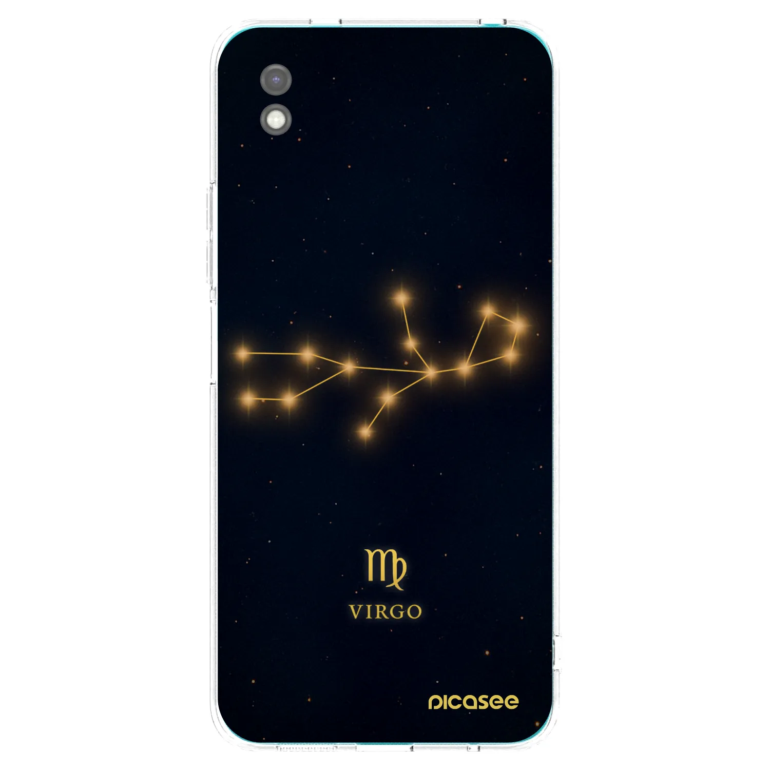Picasee silikonski črni ovitek za Xiaomi Redmi 9A - VIRGO