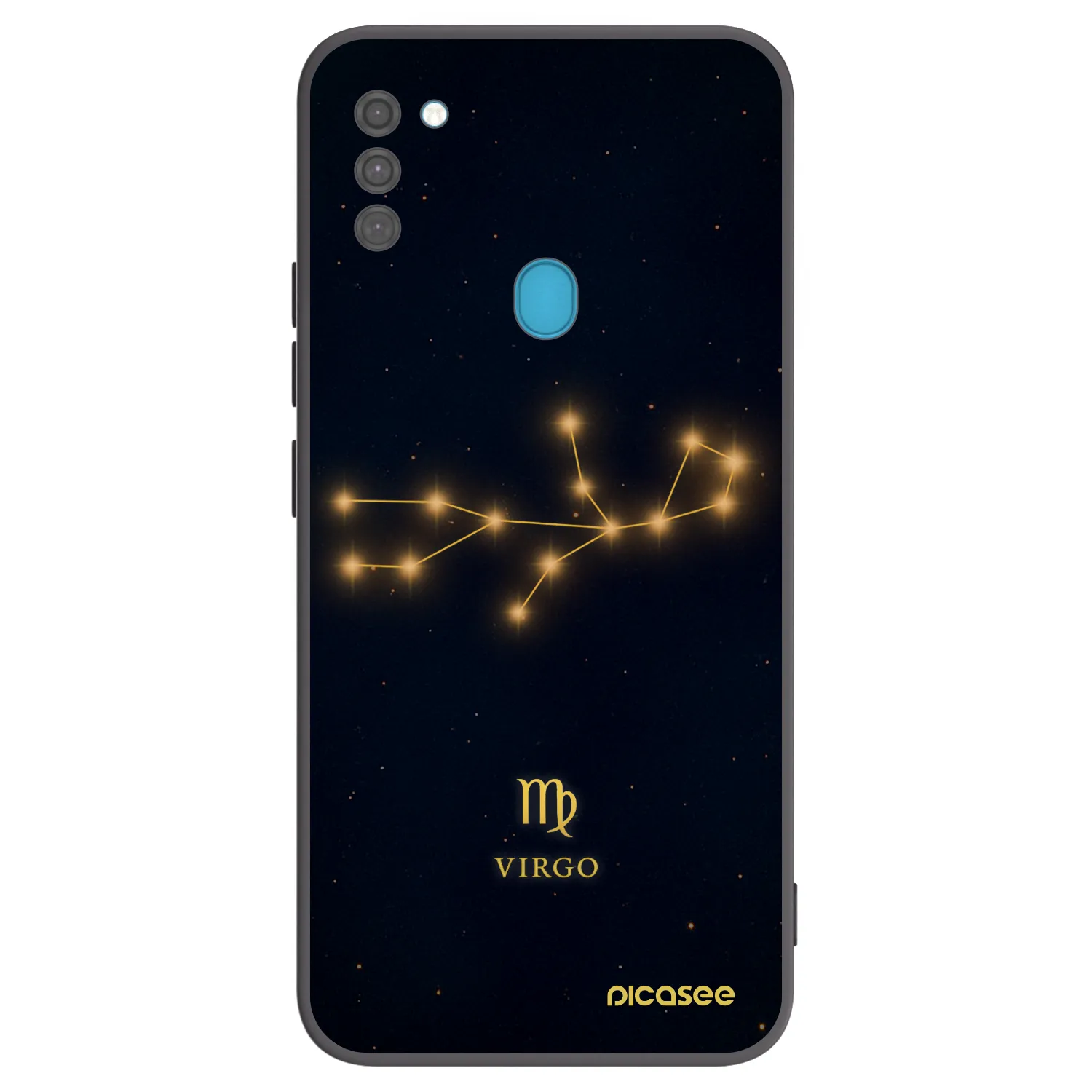 Picasee silikonski črni ovitek za Samsung Galaxy M11 - VIRGO