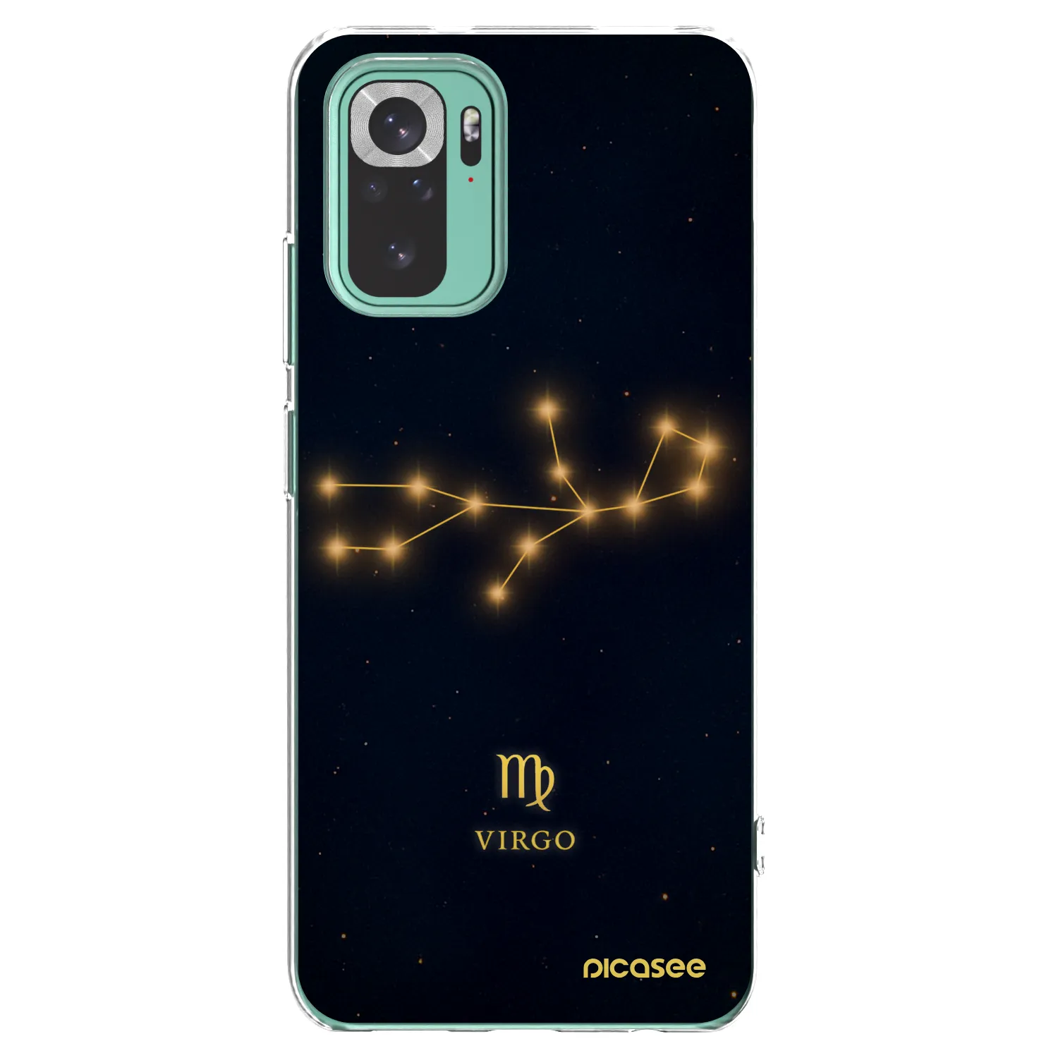 Picasee silikonski prozorni ovitek za Xiaomi Redmi Note 10 Pro - VIRGO