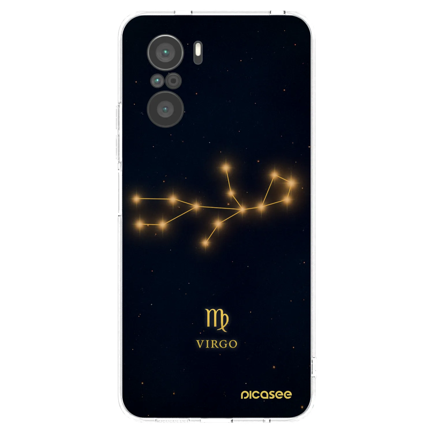 Picasee silikonski prozorni ovitek za Xiaomi Poco F3 - VIRGO