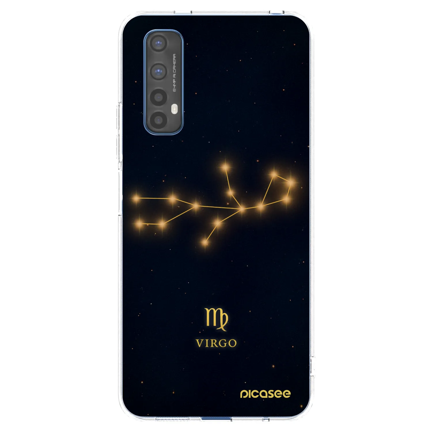 Picasee silikonski prozorni ovitek za Realme 7 - VIRGO