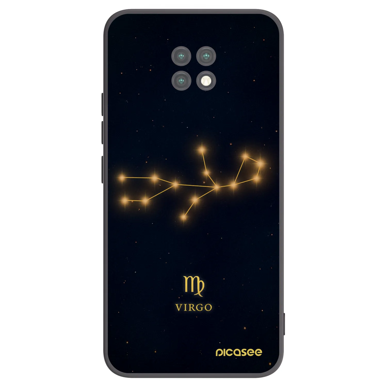 Picasee silikonski črni ovitek za Xiaomi Redmi Note 9T - VIRGO