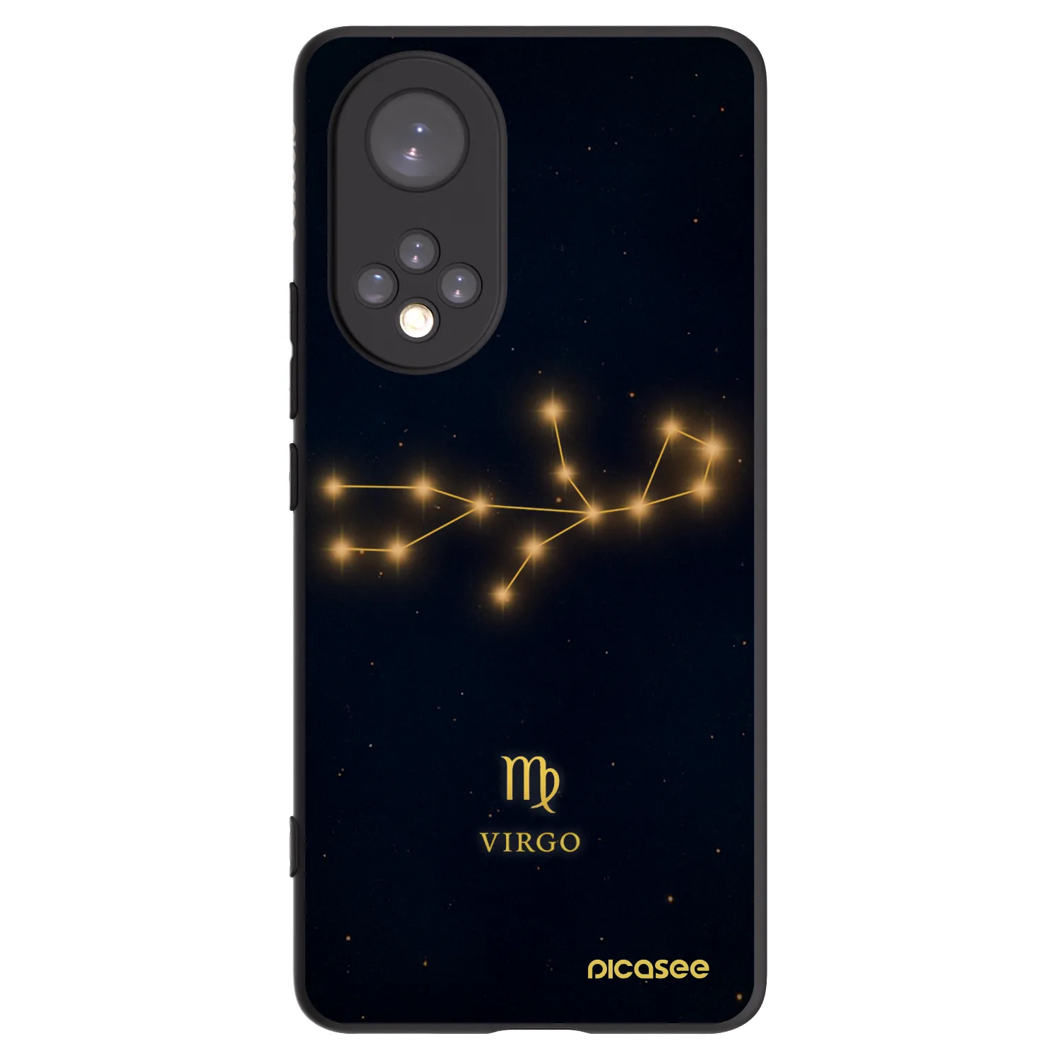 Picasee silikonski črni ovitek za Honor 50 5G - VIRGO