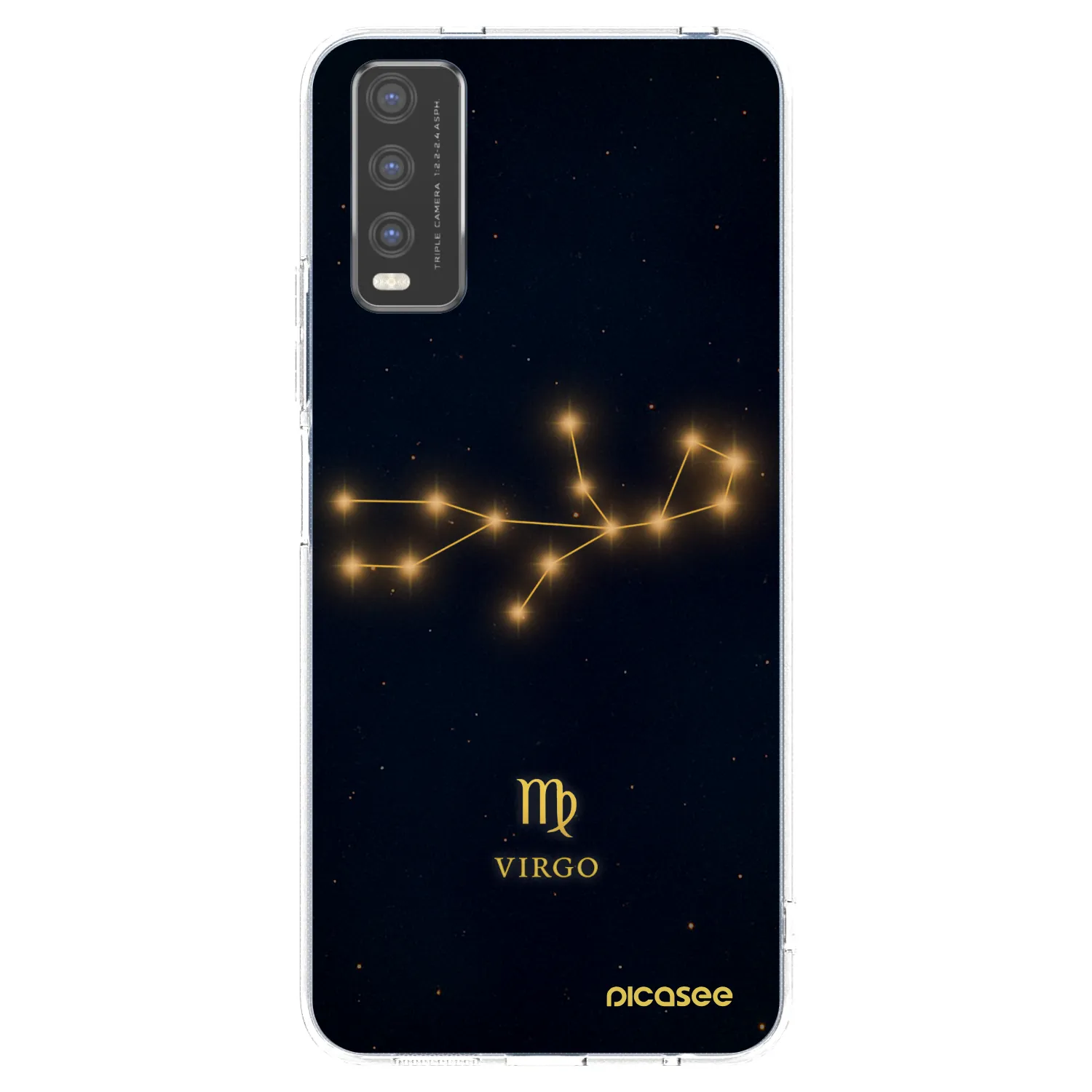 Picasee silikonski prozorni ovitek za Vivo Y20s - VIRGO