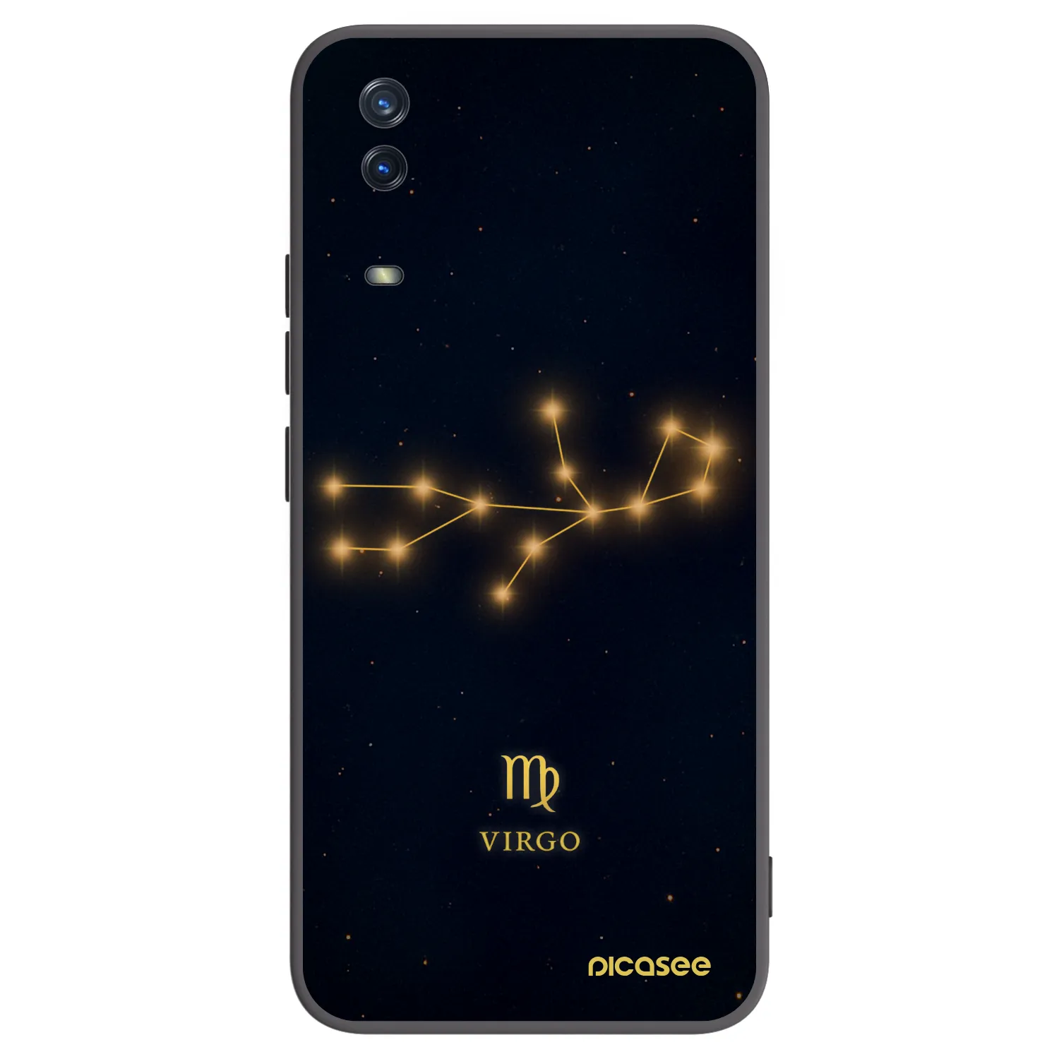 Picasee silikonski črni ovitek za Vivo Y11s - VIRGO