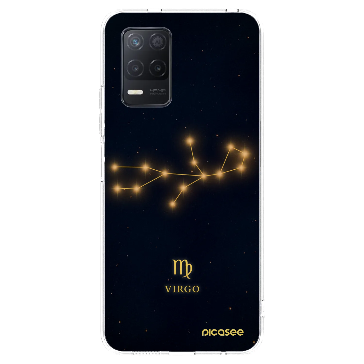 Picasee silikonski prozorni ovitek za Realme 8 5G - VIRGO