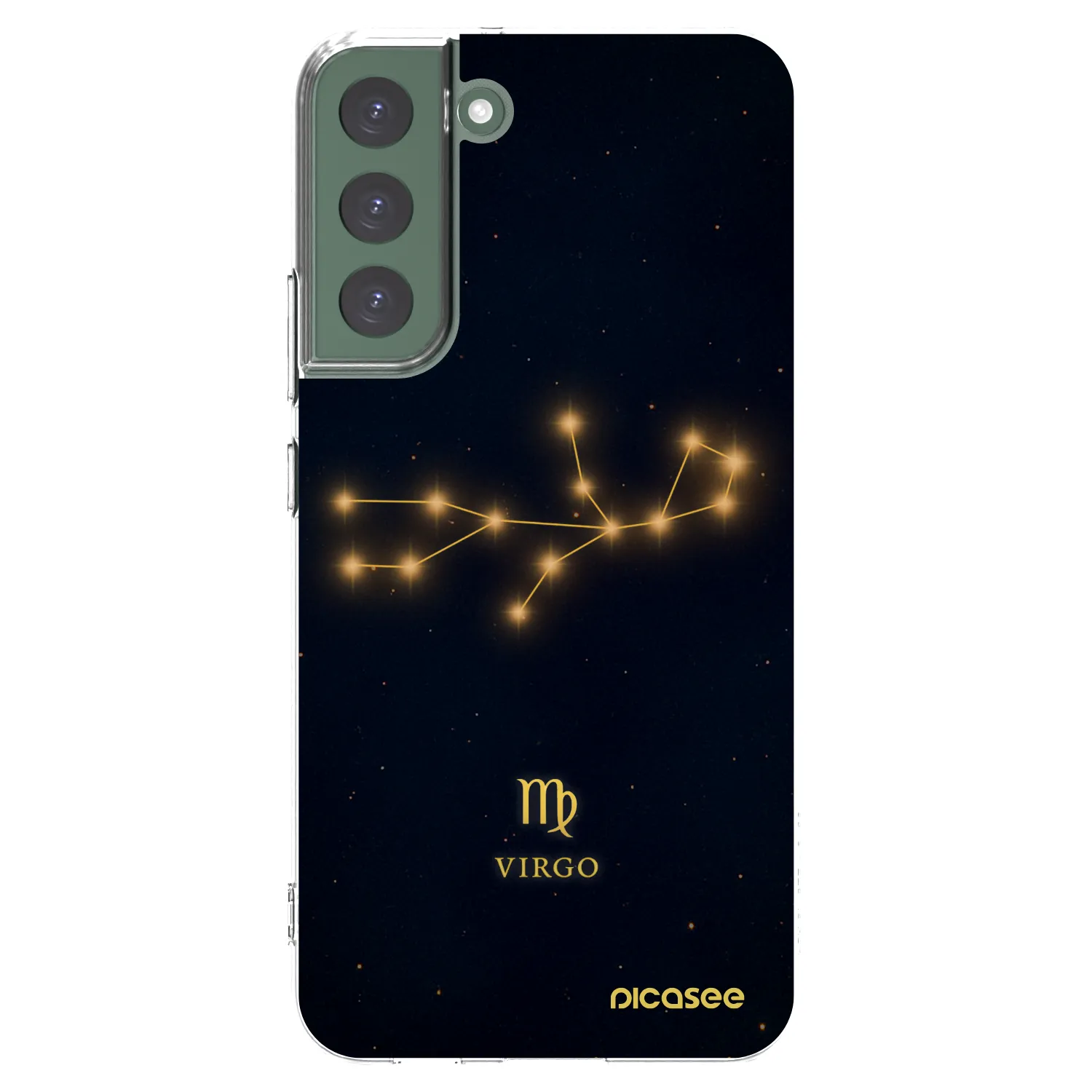 Picasee silikonski prozorni ovitek za Samsung Galaxy S22+ 5G - VIRGO