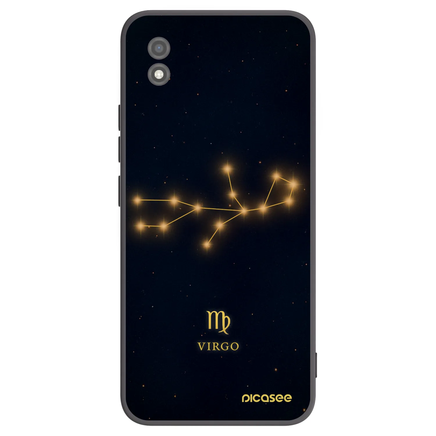 Picasee silikonski črni ovitek za Realme C11 (2021) - VIRGO