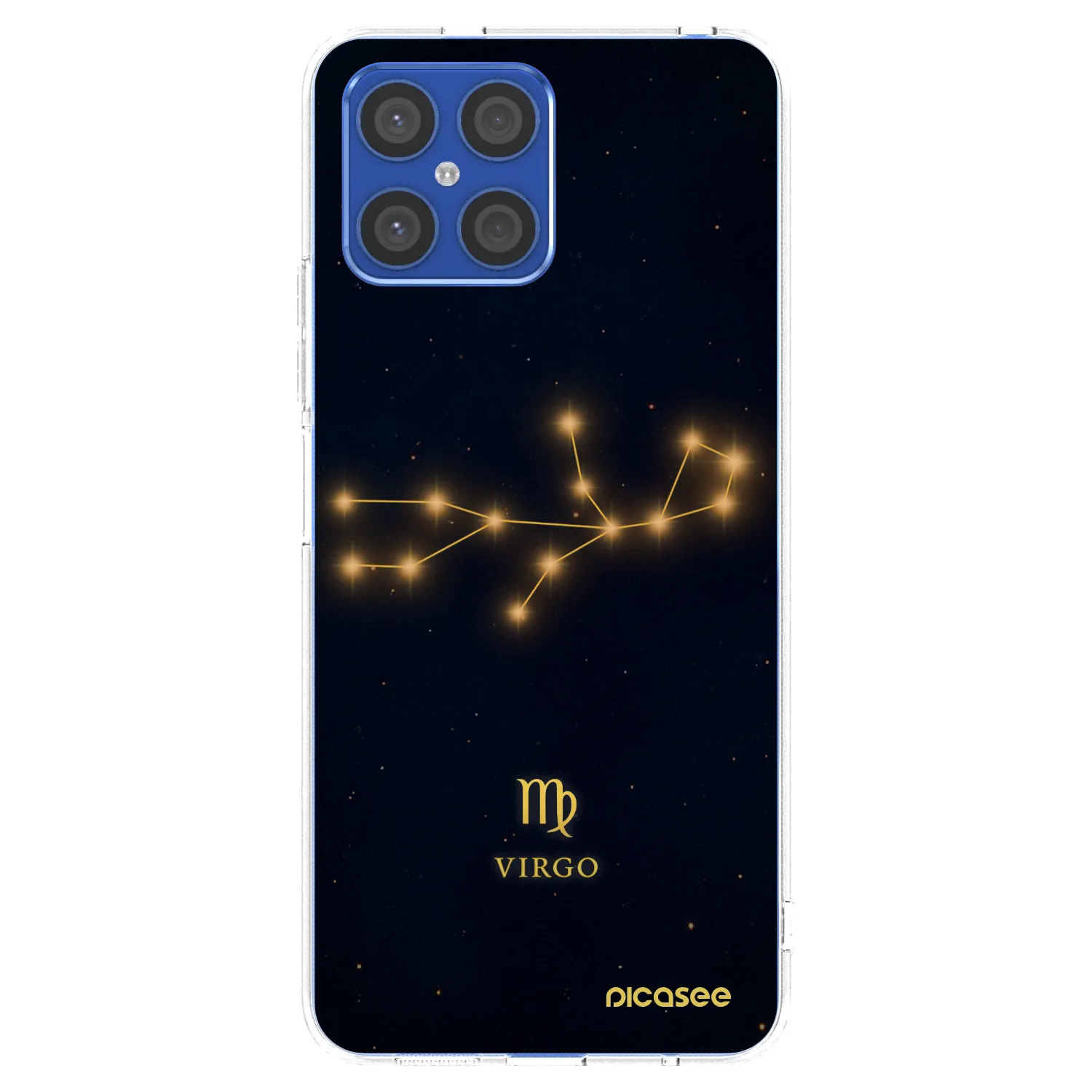 Picasee silikonski prozorni ovitek za Honor X8 4G - VIRGO