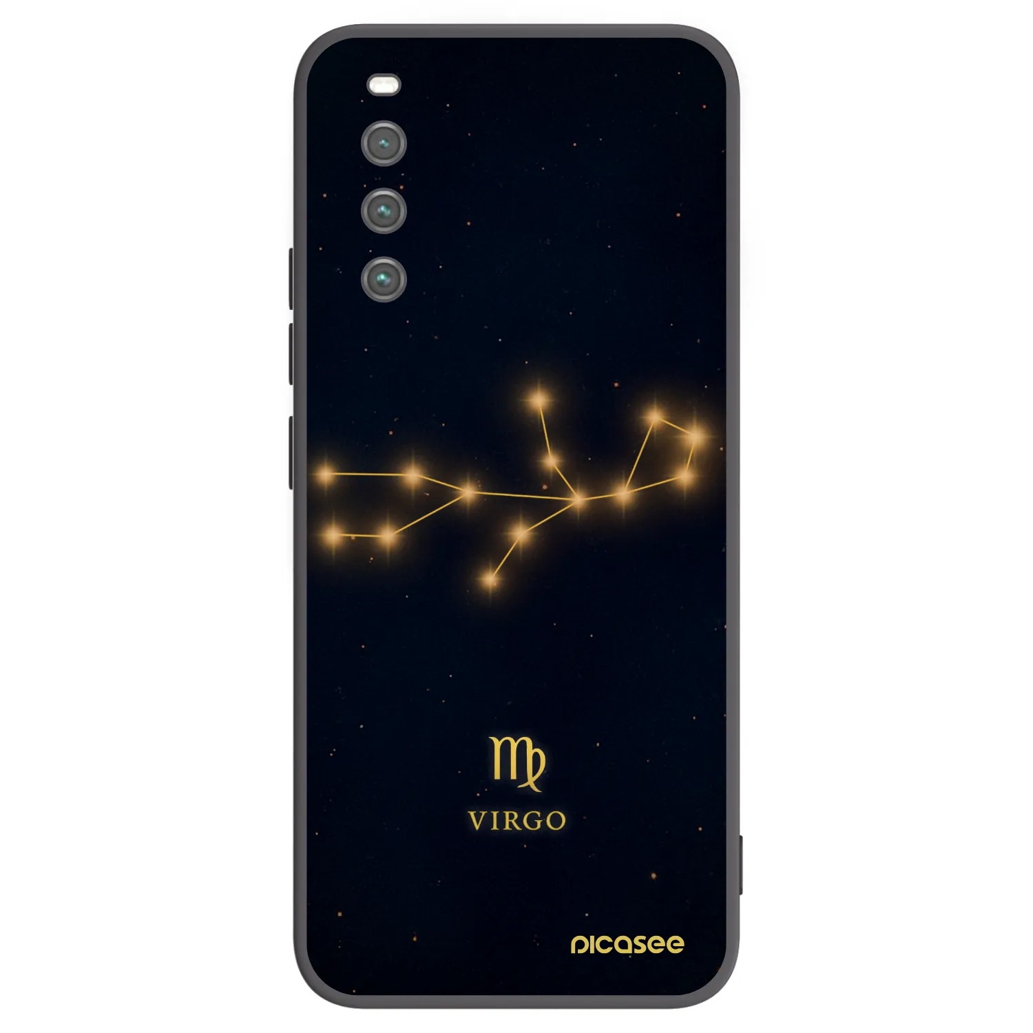 Picasee silikonski črni ovitek za Sony Xperia 10 IV 5G - VIRGO