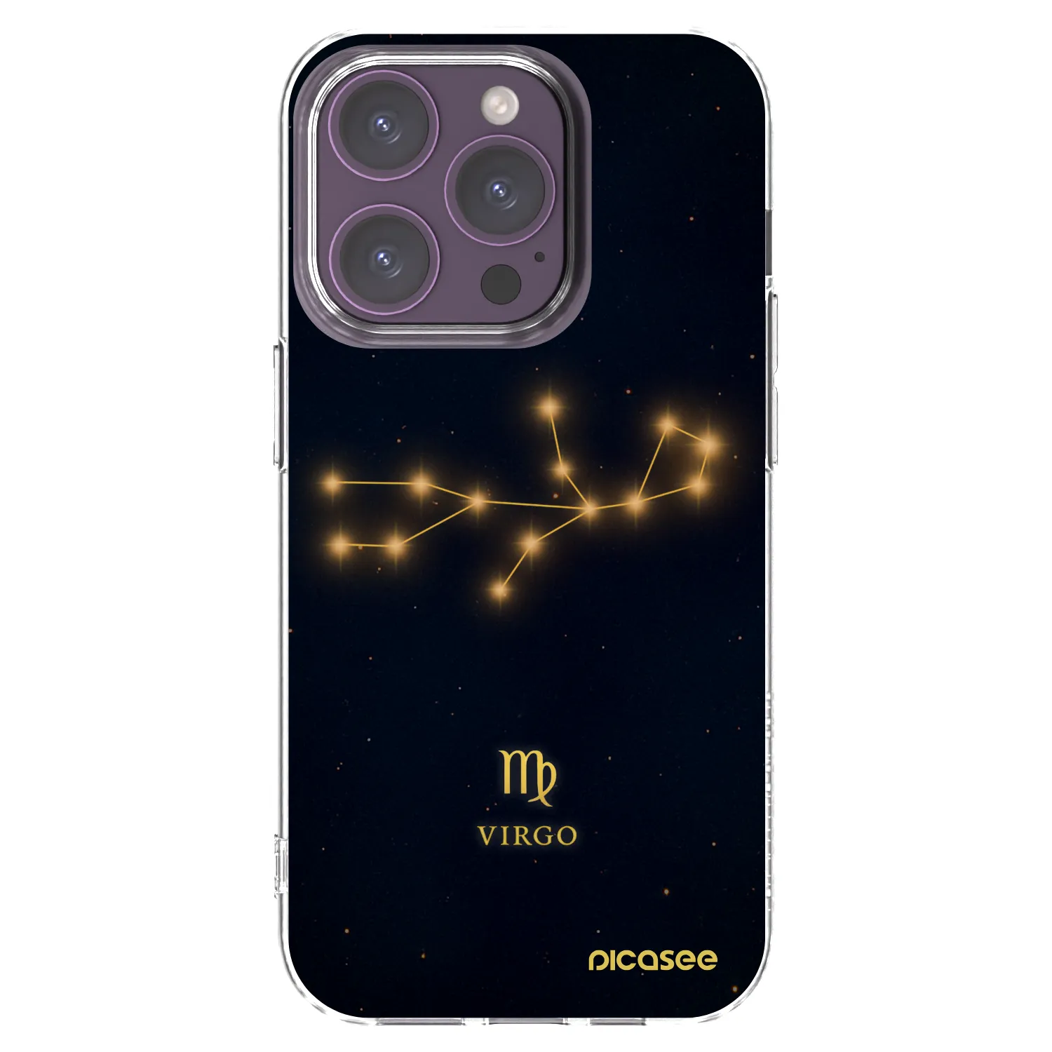 Picasee silikonski prozorni ovitek za Apple iPhone 14 Pro - VIRGO