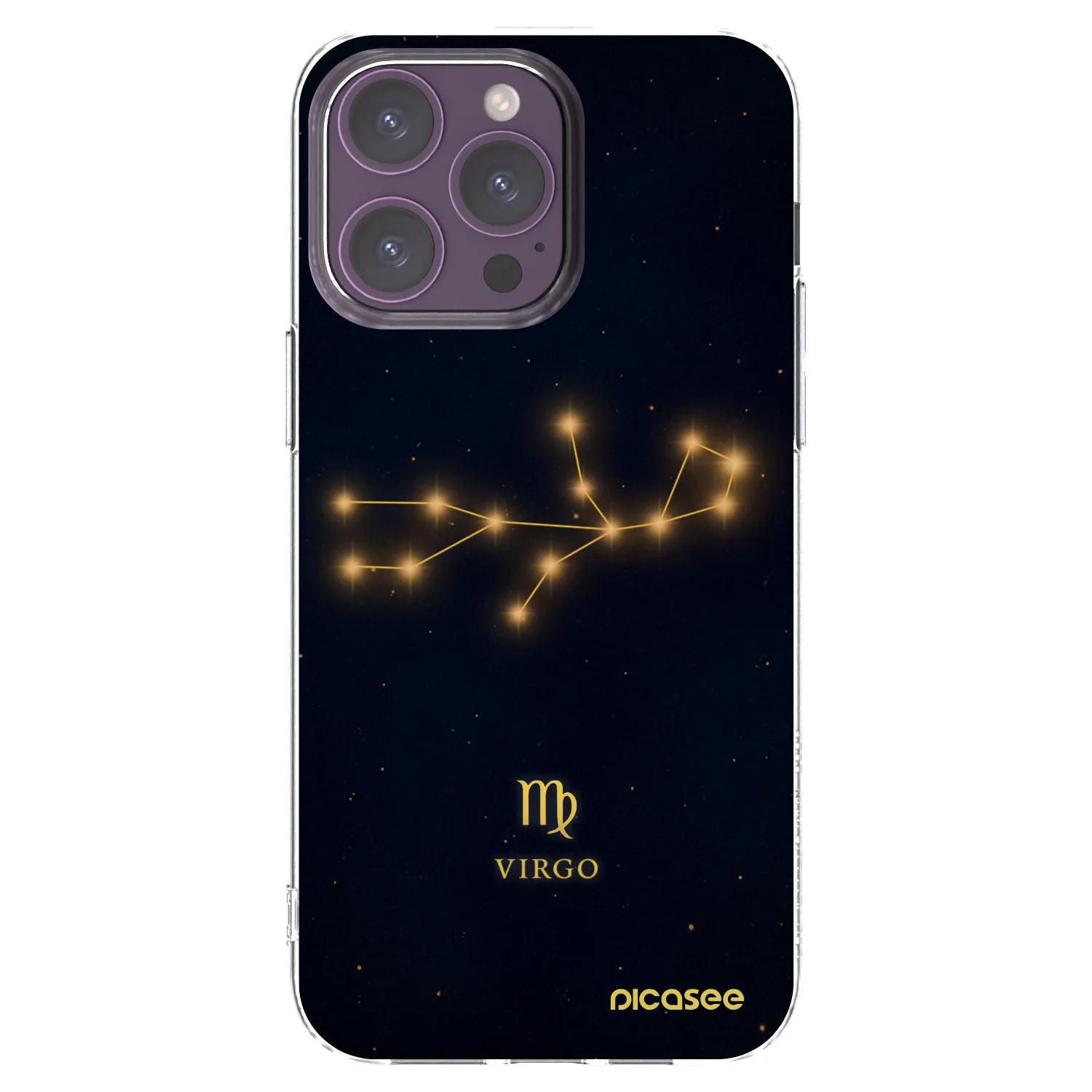 Picasee silikonski prozorni ovitek za Apple iPhone 14 Pro Max - VIRGO