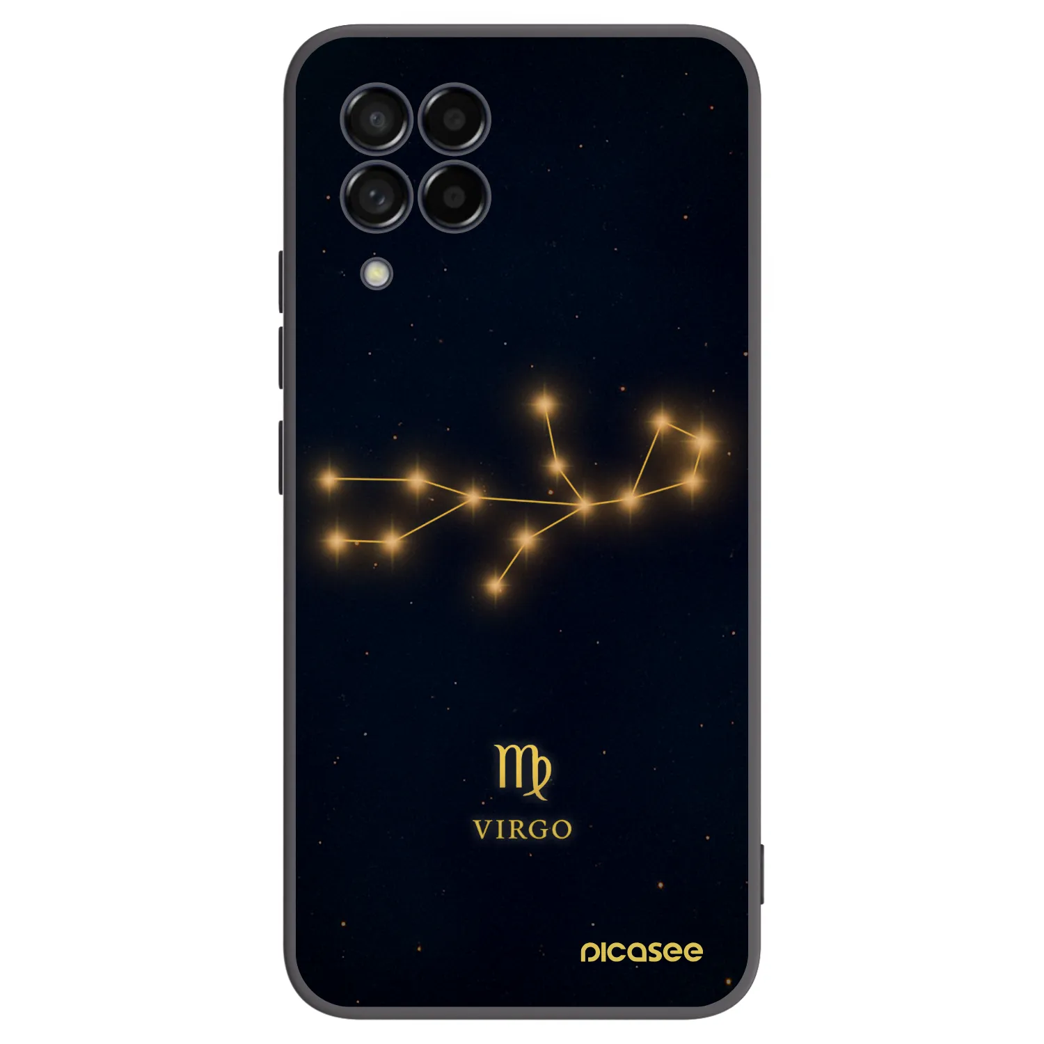 Picasee silikonski črni ovitek za Samsung Galaxy M53 5G - VIRGO