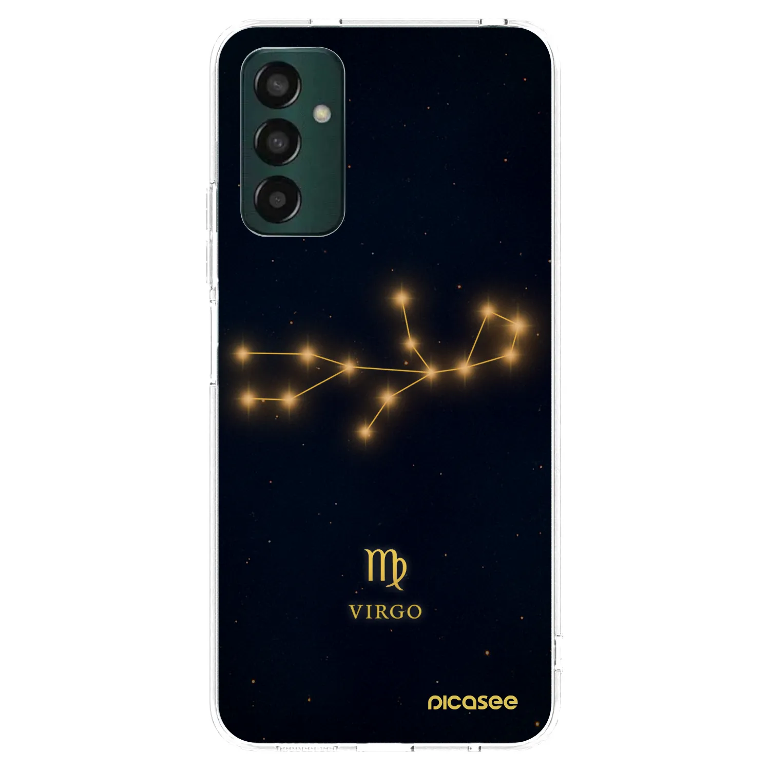 Picasee silikonski prozorni ovitek za Samsung Galaxy M13 M135F - VIRGO