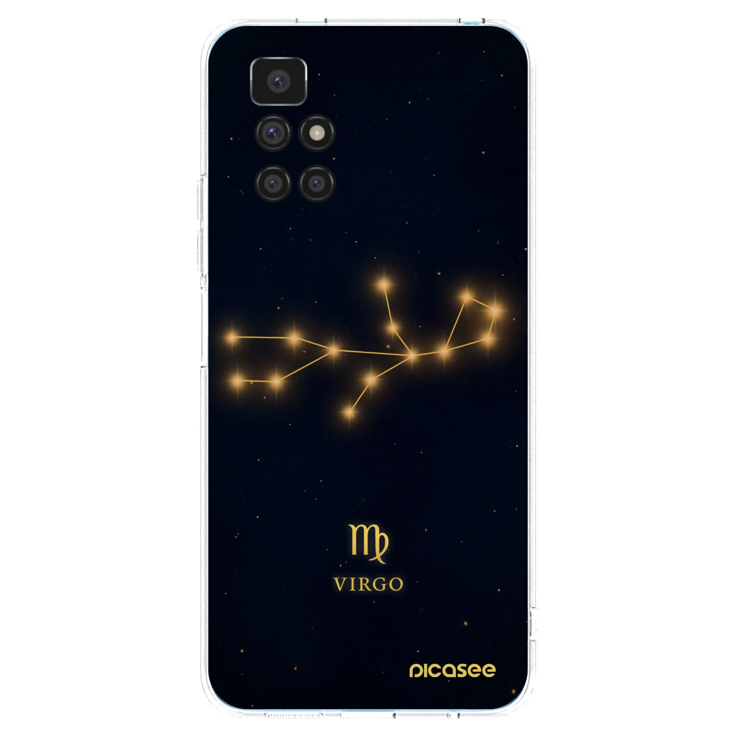 Picasee silikonski prozorni ovitek za Xiaomi Redmi 10 (2022) - VIRGO