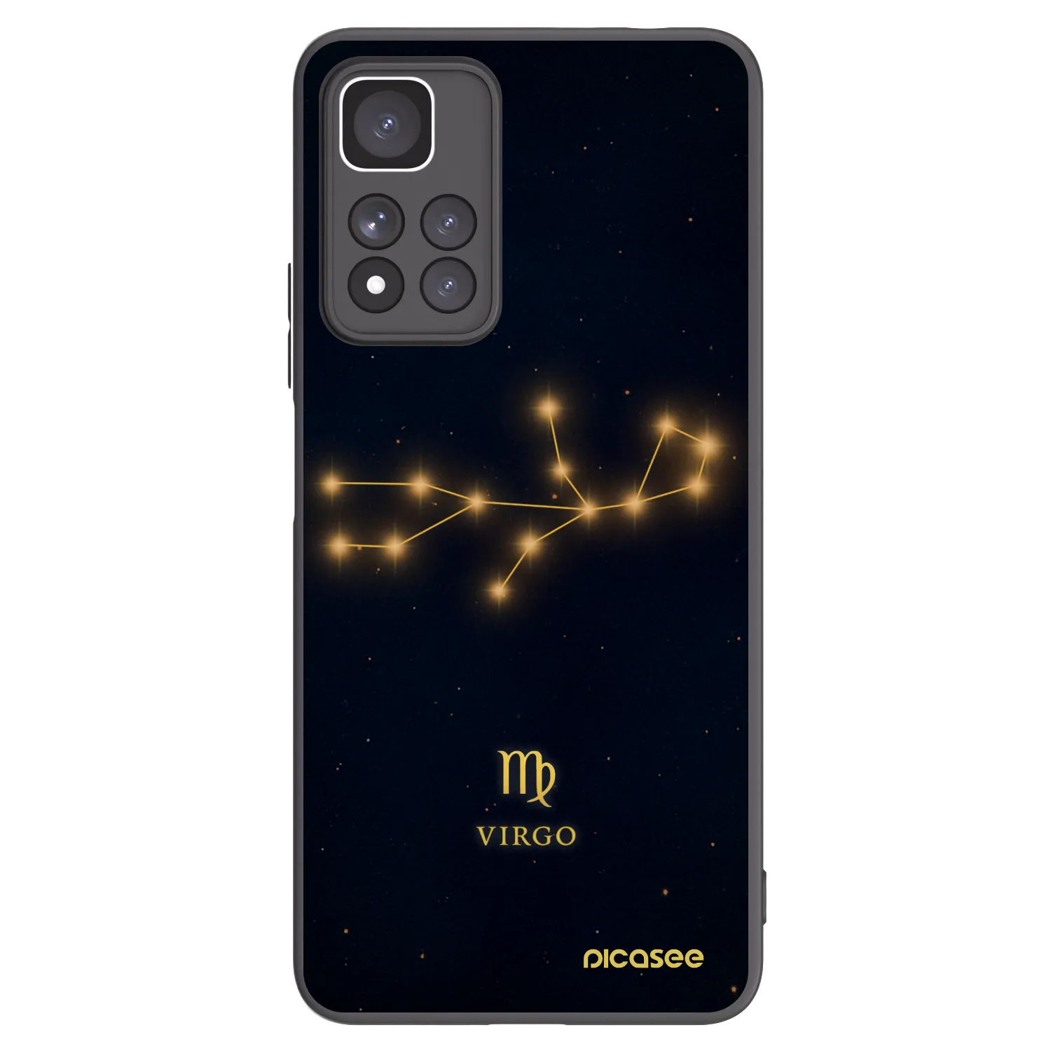 Picasee silikonski črni ovitek za Xiaomi Redmi Note 11 Pro+ 5G - VIRGO