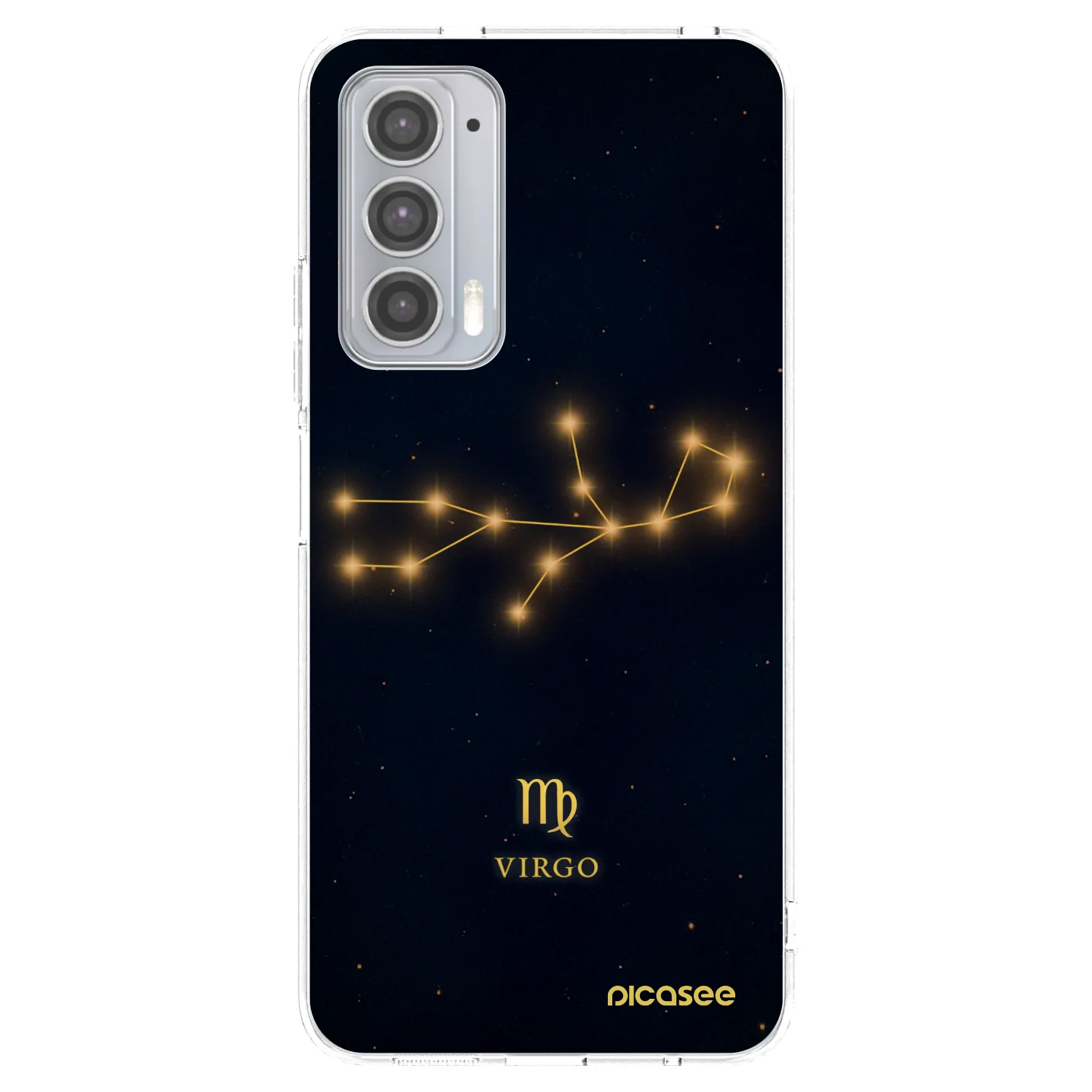 Picasee silikonski prozorni ovitek za Motorola Edge 20 - VIRGO