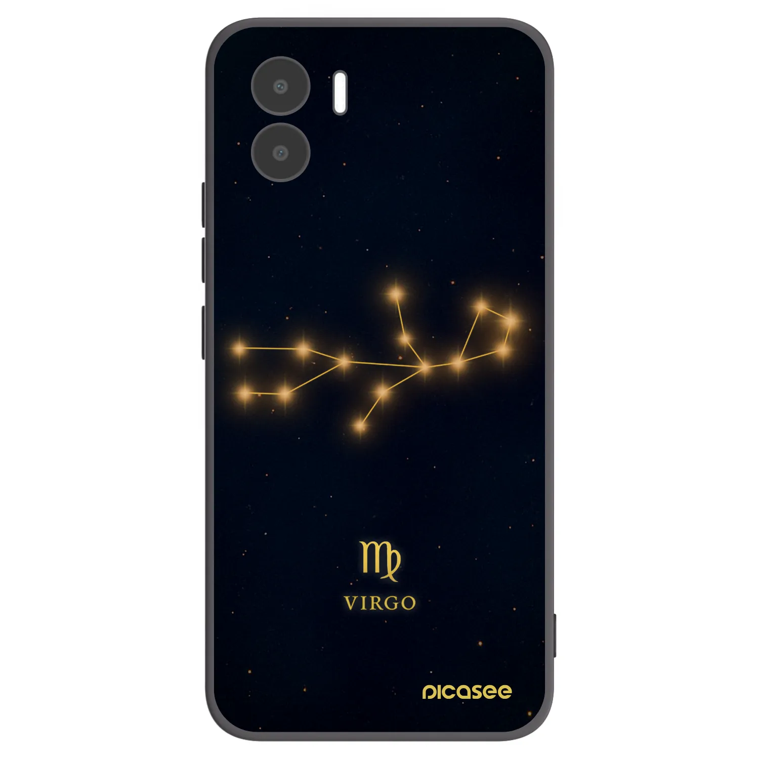 Picasee silikonski črni ovitek za Xiaomi Redmi A1 - VIRGO
