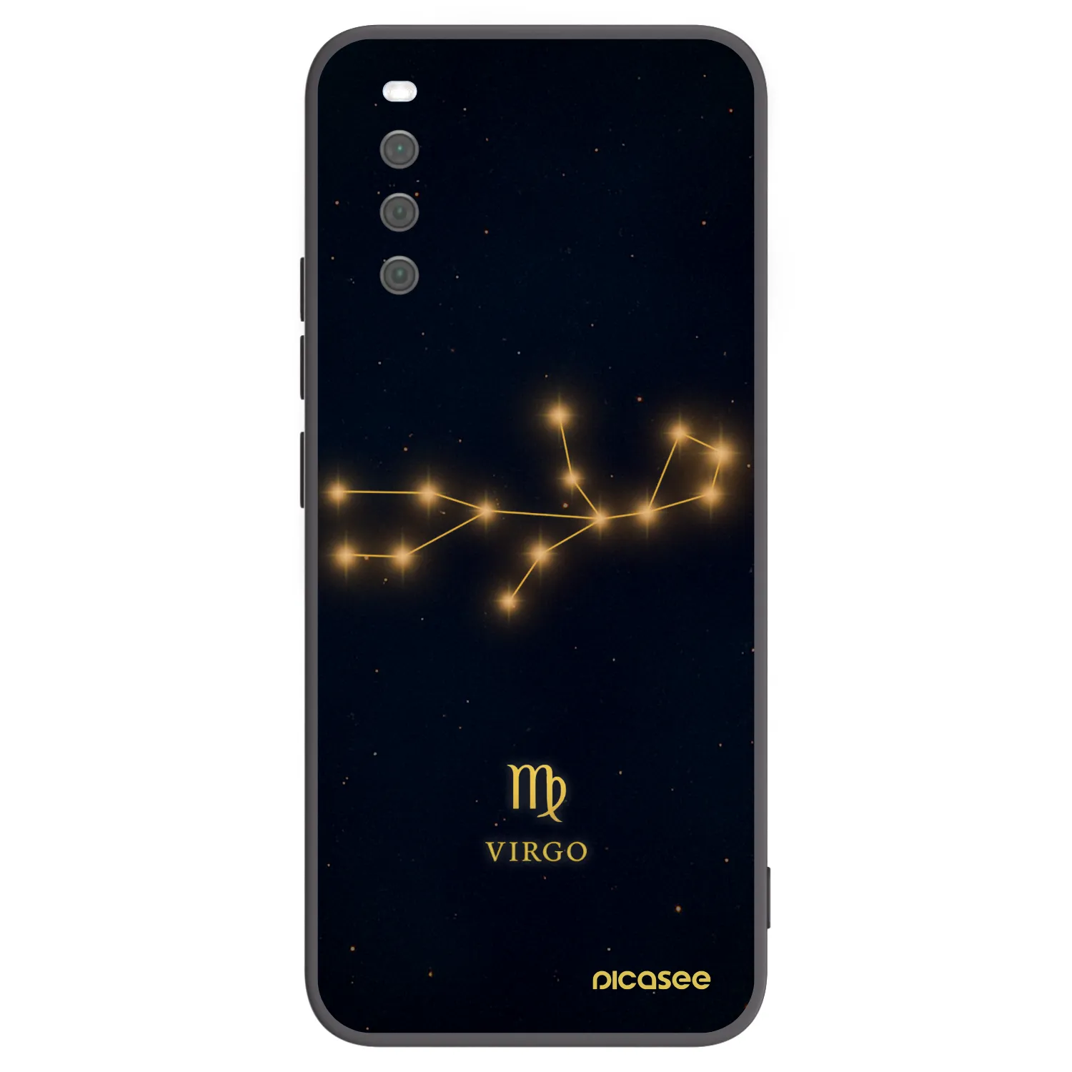 Picasee silikonski črni ovitek za Sony Xperia 10 III - VIRGO