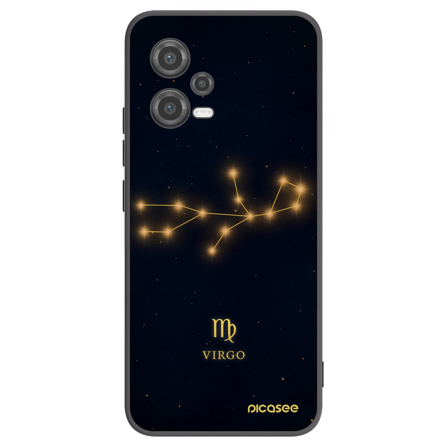 Picasee silikonski črni ovitek za Xiaomi Poco X5 - VIRGO