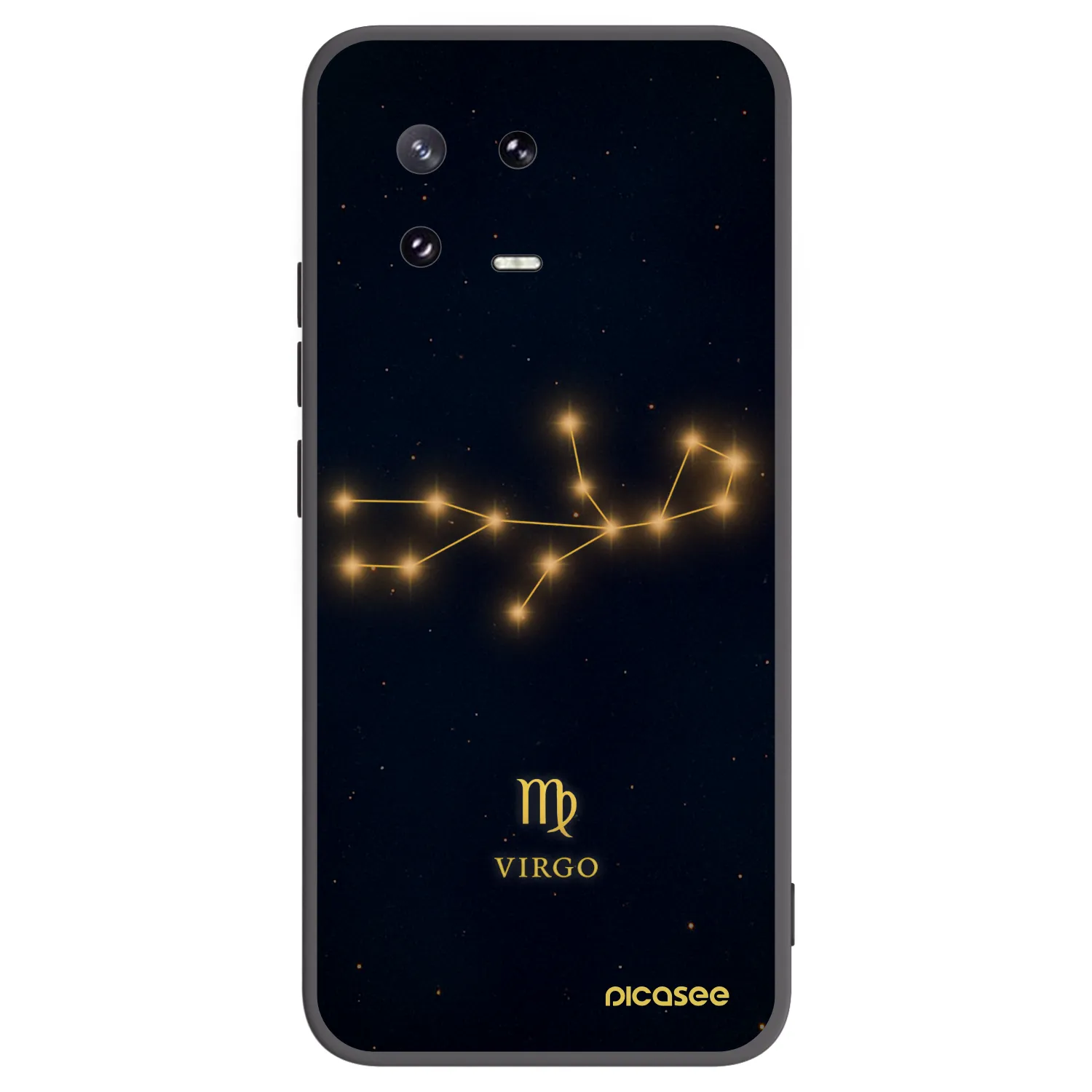 Picasee silikonski črni ovitek za Xiaomi 13 Pro - VIRGO