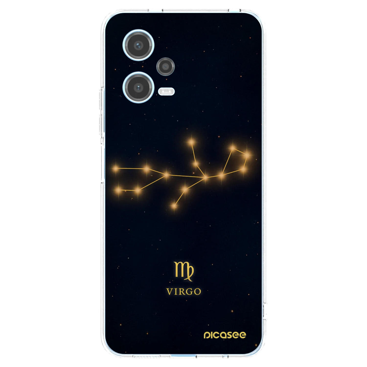 Picasee silikonski prozorni ovitek za Xiaomi Redmi Note 12 5G - VIRGO