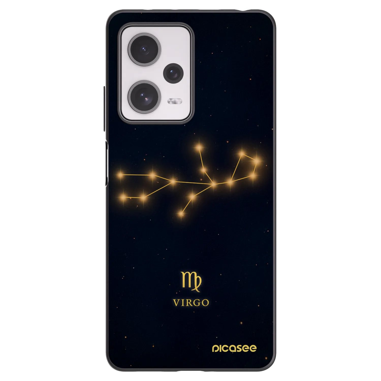 Picasee silikonski črni ovitek za Xiaomi Redmi Note 12 Pro+ 5G - VIRGO