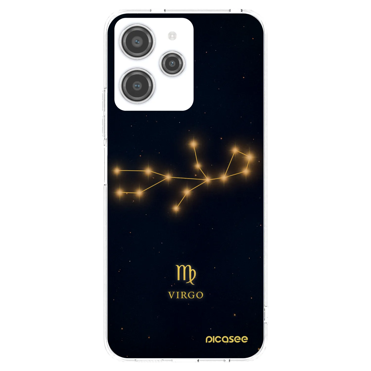 Picasee silikonski prozorni ovitek za Xiaomi Redmi 12 4G - VIRGO