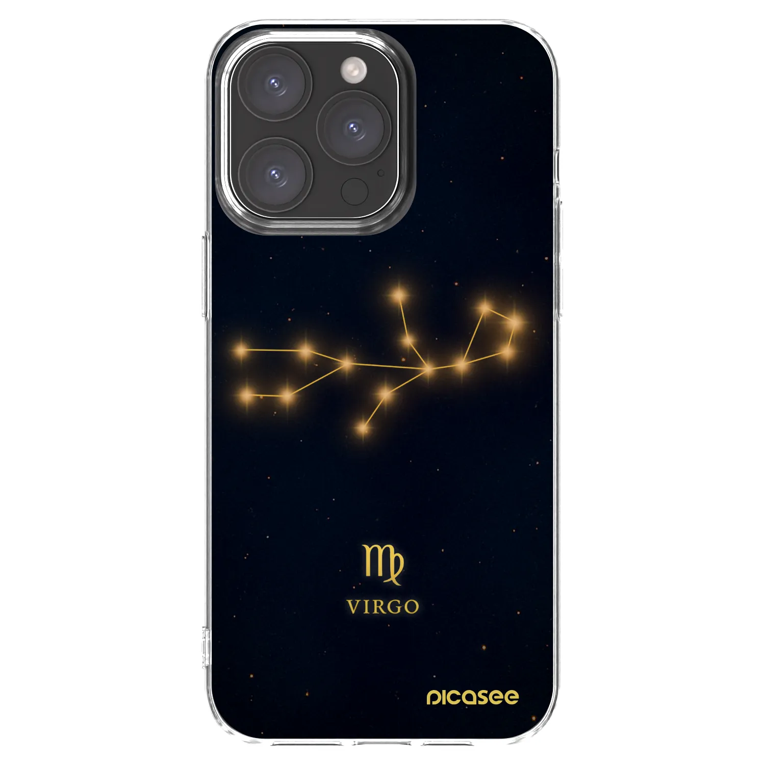 Picasee silikonski prozorni ovitek za Apple iPhone 15 Pro Max - VIRGO