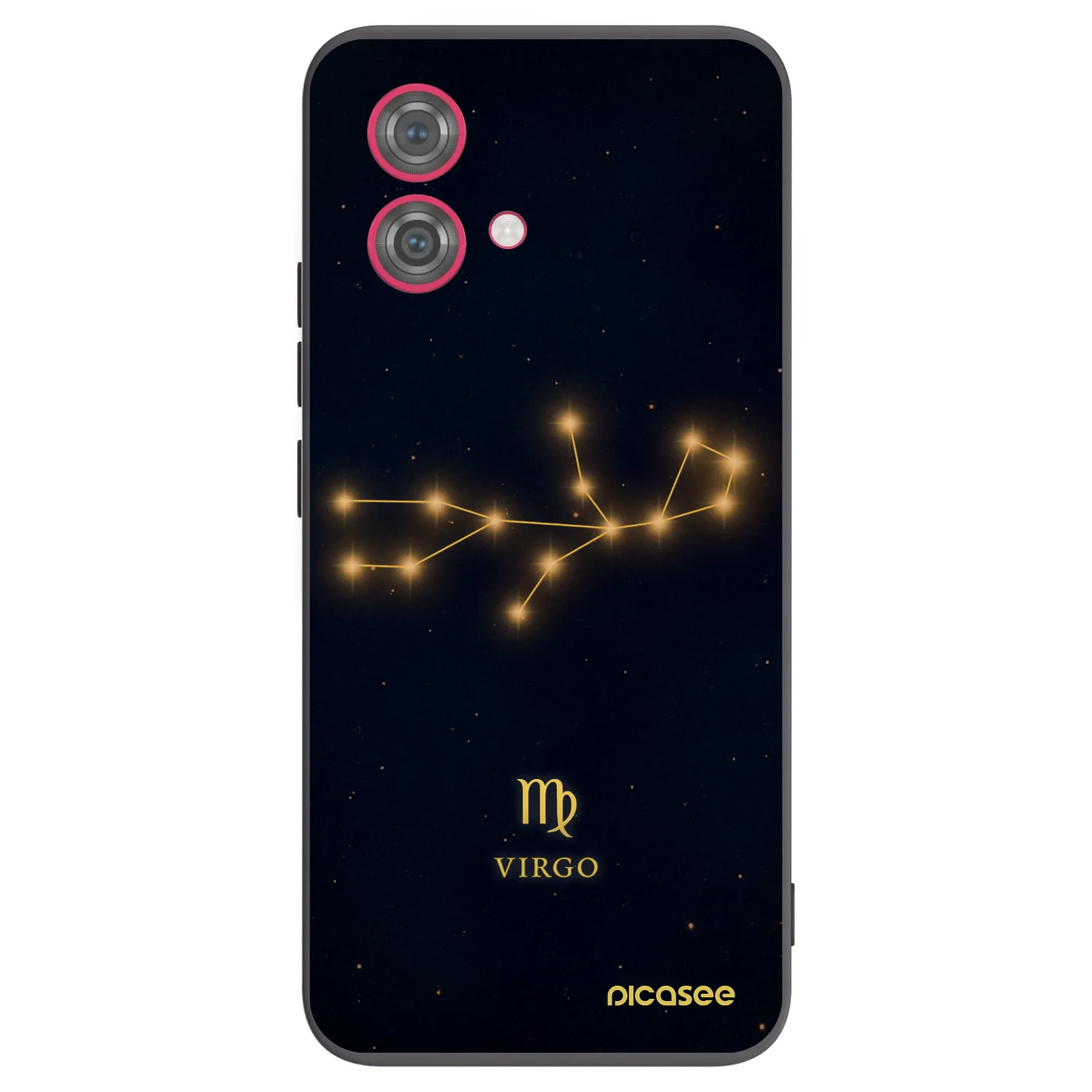 Picasee silikonski črni ovitek za Motorola Moto G84 5G - VIRGO