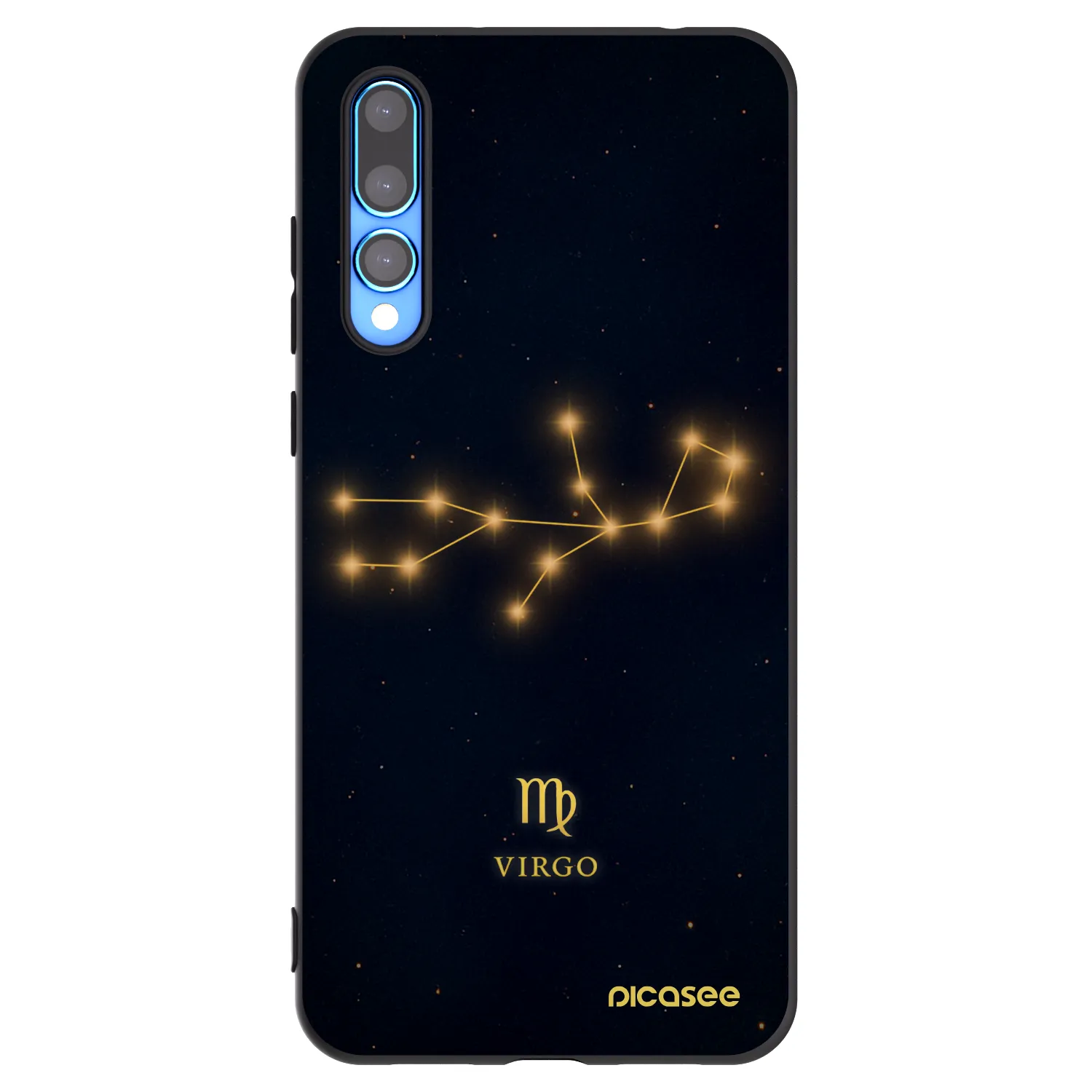 Picasee silikonski črni ovitek za Huawei P20 Pro - VIRGO