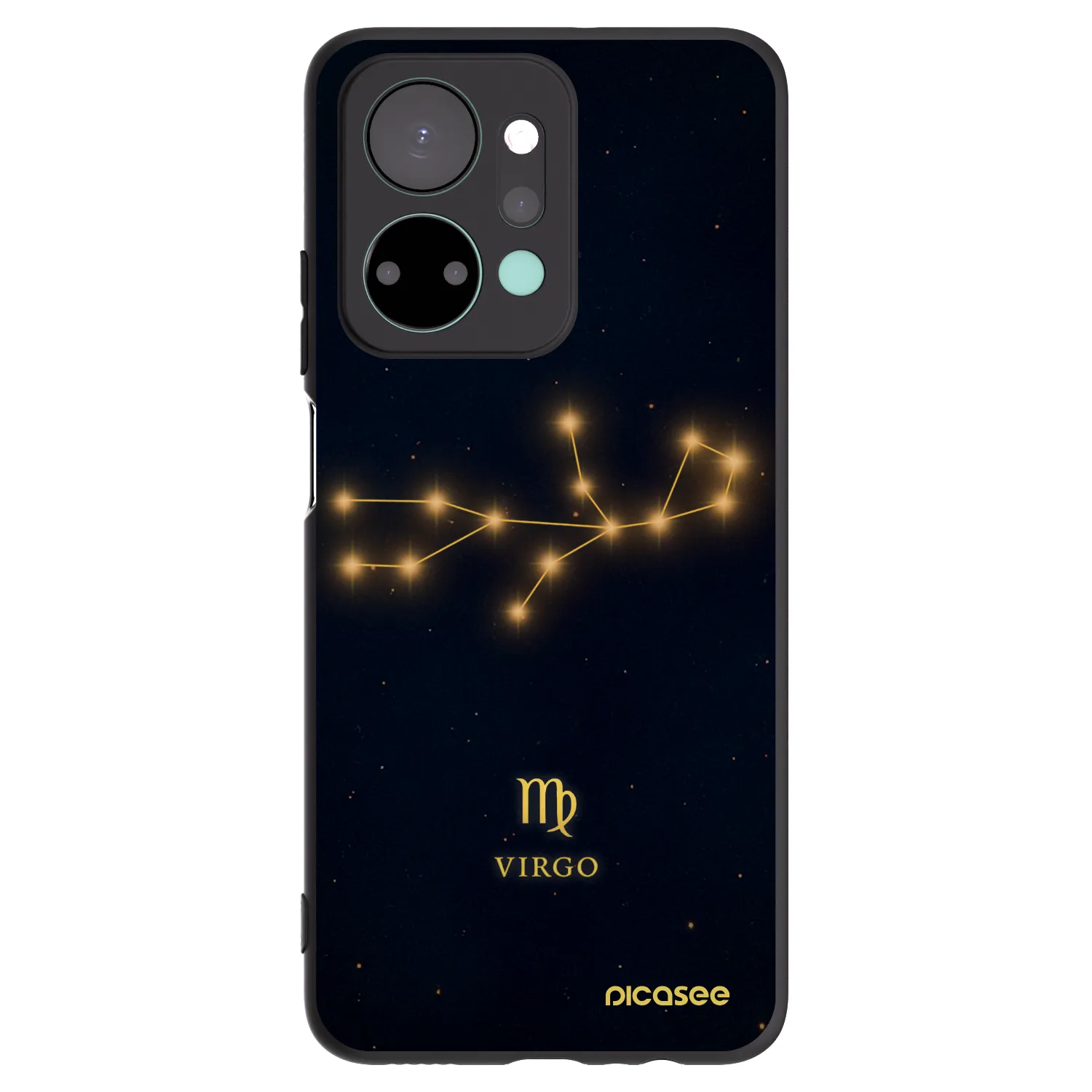 Picasee silikonski črni ovitek za Honor X7a - VIRGO