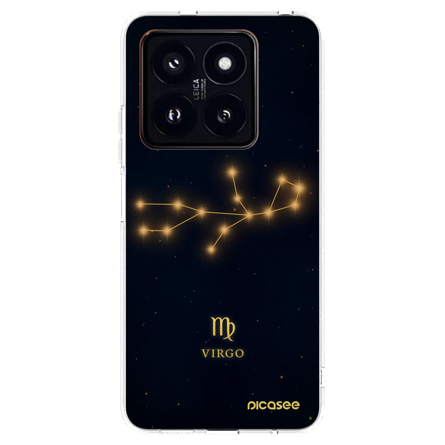 Picasee silikonski prozorni ovitek za Xiaomi 14 Pro - VIRGO