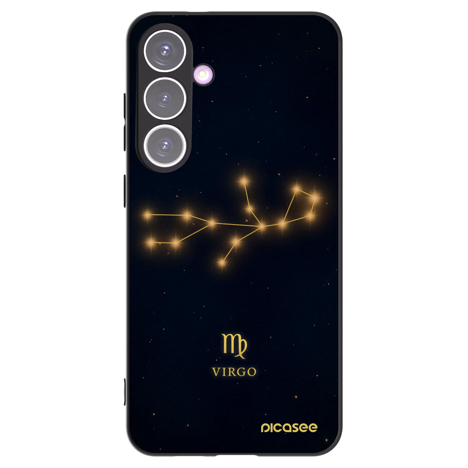 Picasee silikonski črni ovitek za Samsung Galaxy S24+ S926B 5G - VIRGO