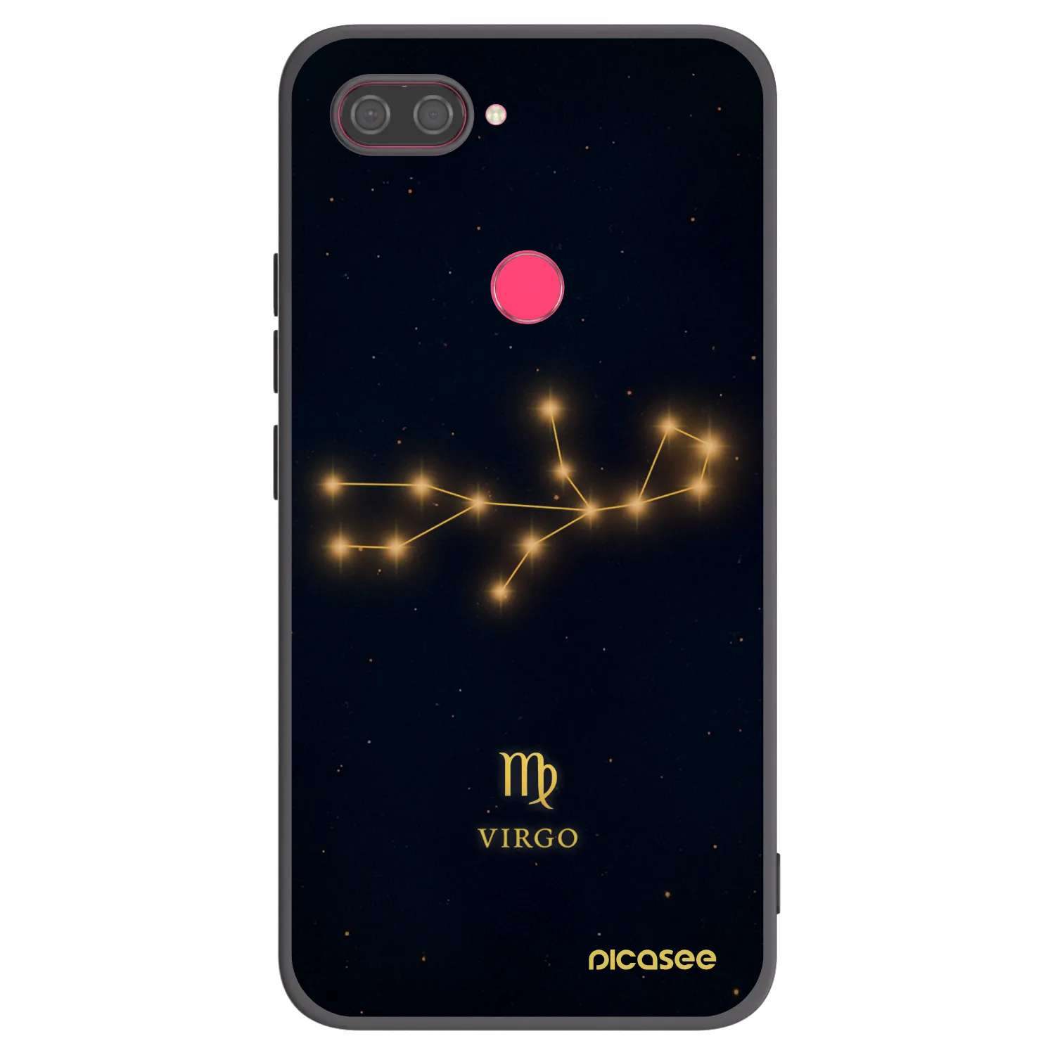 Picasee silikonski črni ovitek za Xiaomi Mi 8 Lite - VIRGO