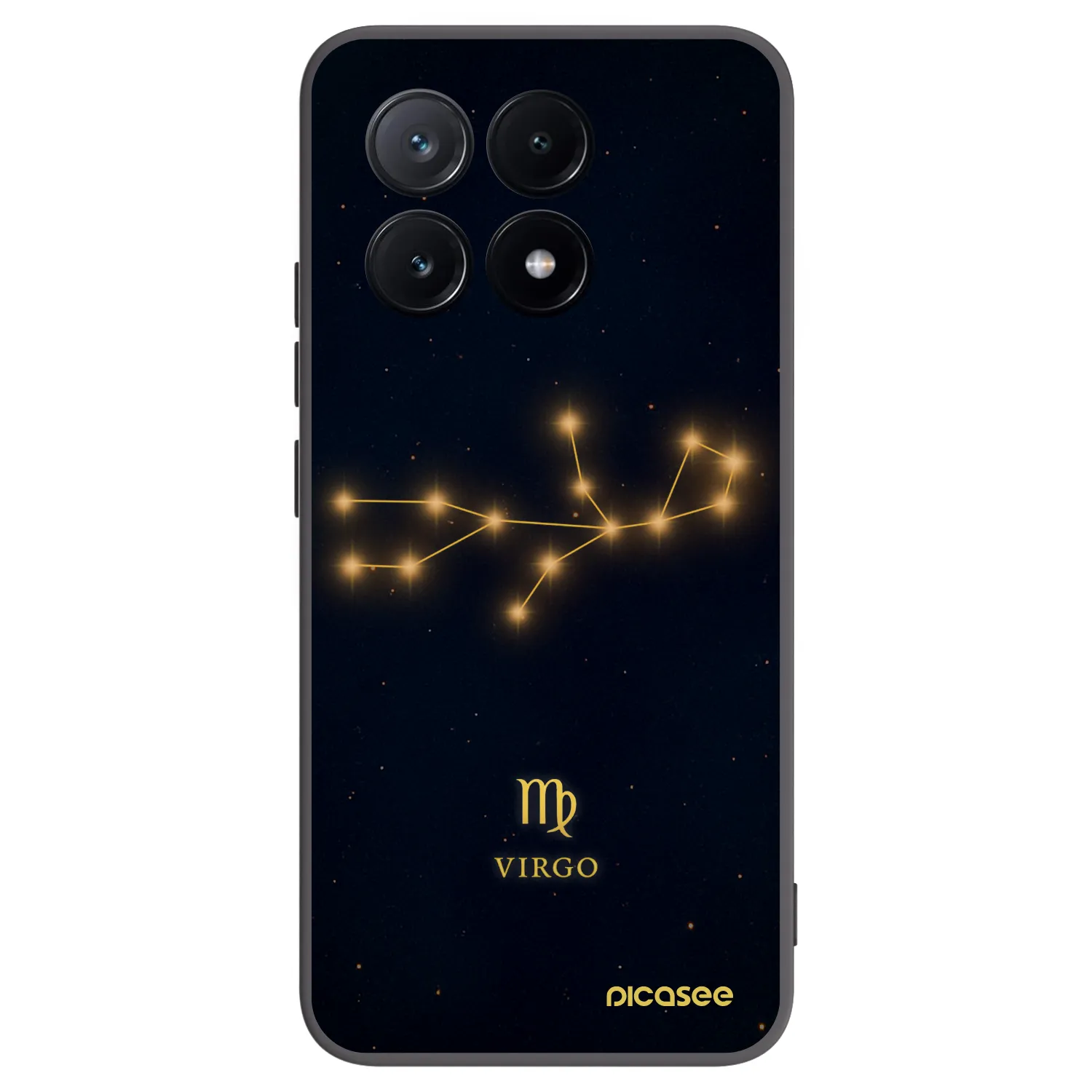Picasee silikonski črni ovitek za Xiaomi Poco X6 Pro - VIRGO