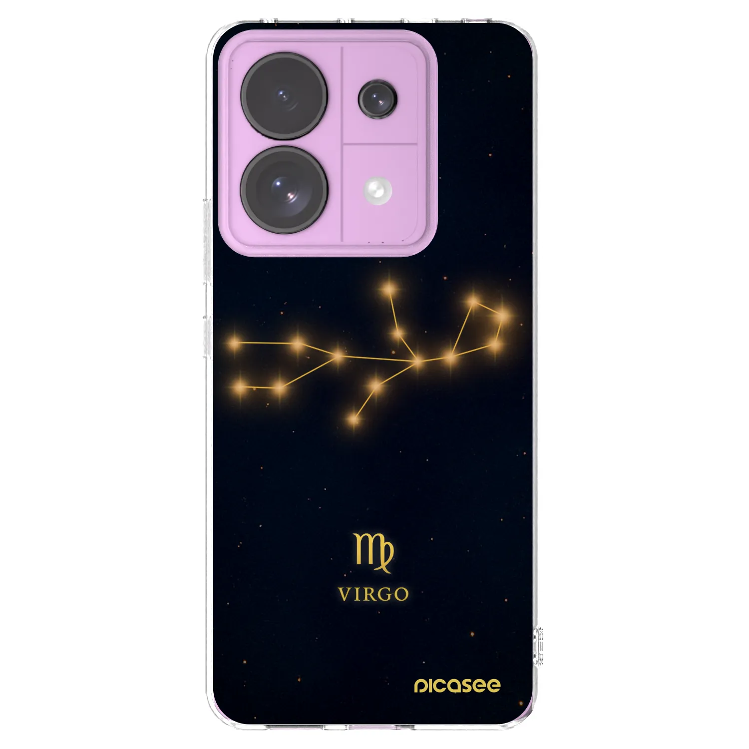 Picasee silikonski prozorni ovitek za Xiaomi Redmi Note 13 Pro 5G - VIRGO