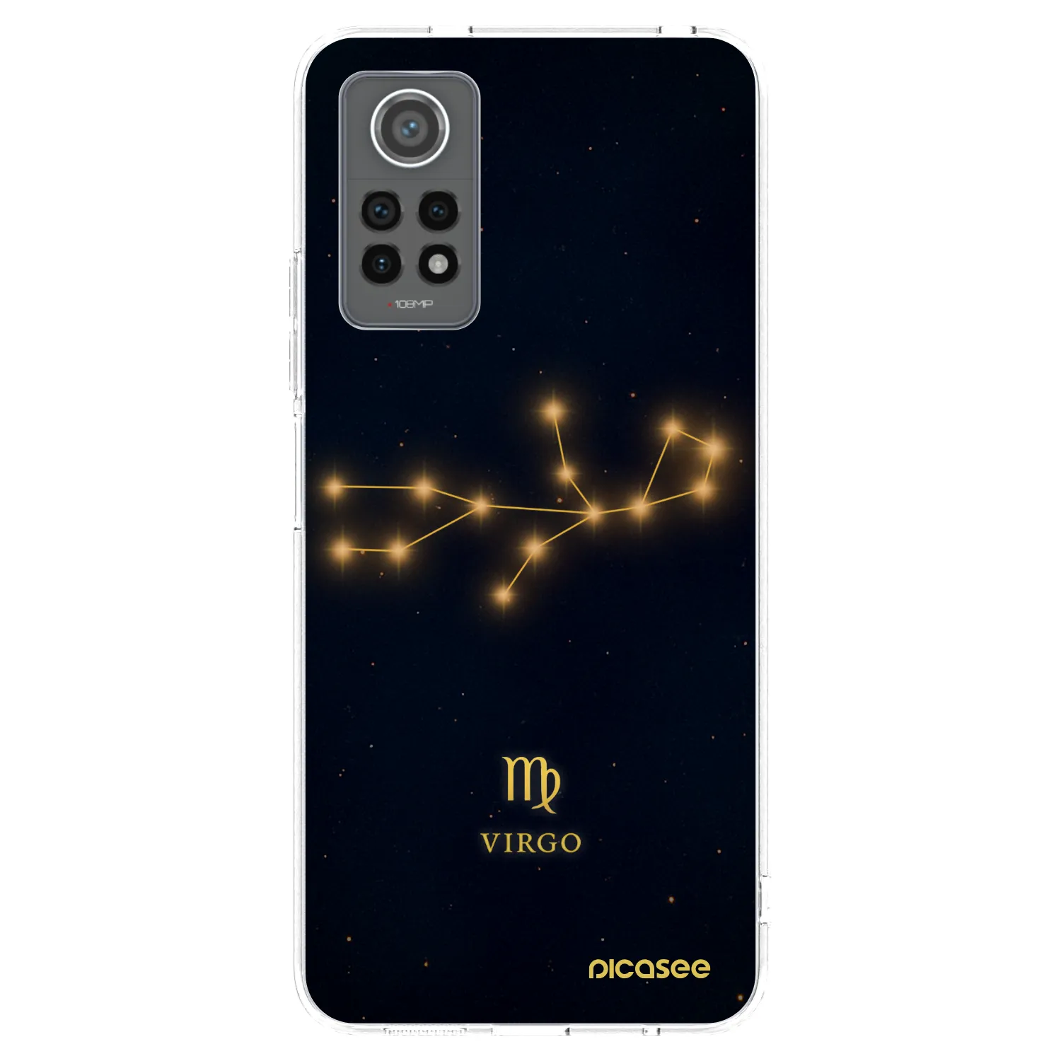 Picasee silikonski prozorni ovitek za Xiaomi Redmi Note 12 Pro 4G - VIRGO
