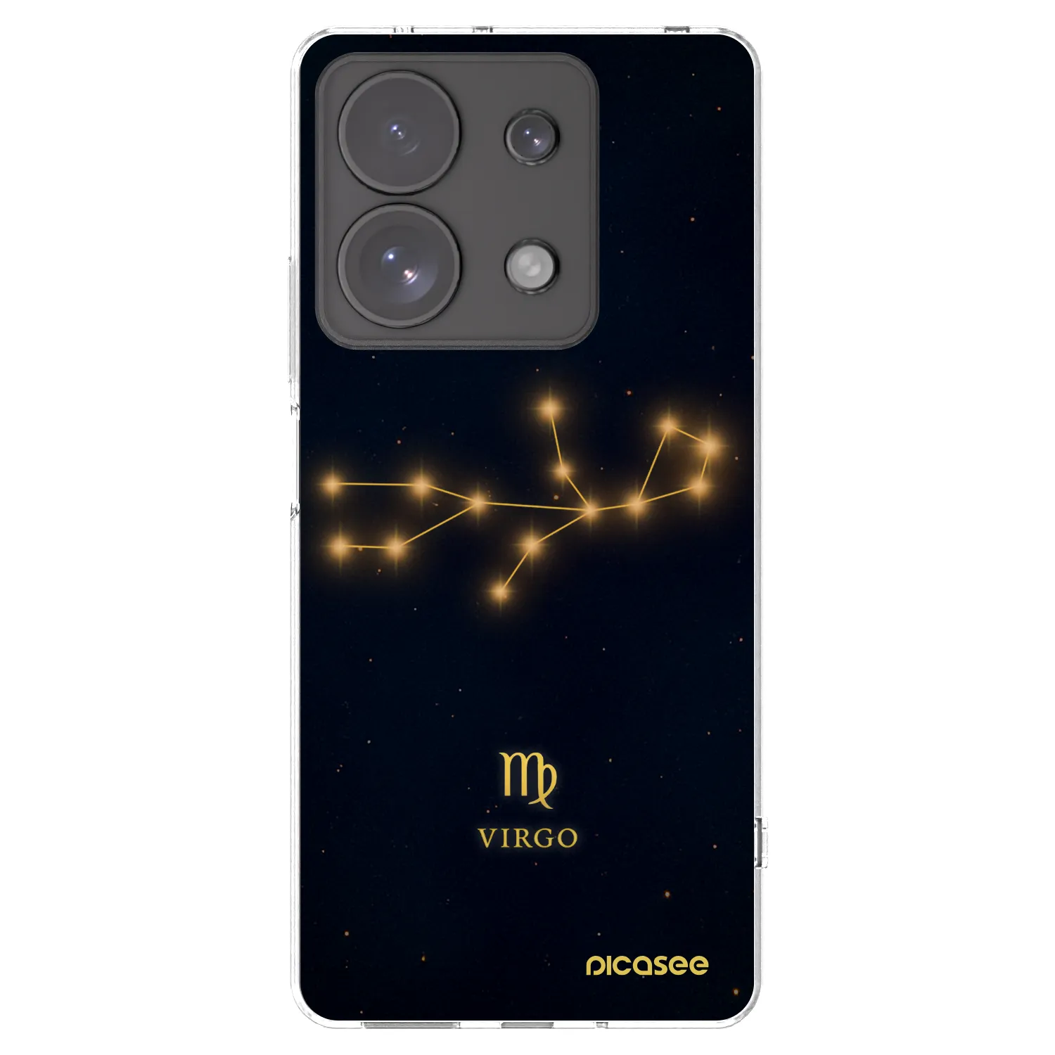 Picasee silikonski prozorni ovitek za Xiaomi Redmi Note 13 Pro 4G - VIRGO