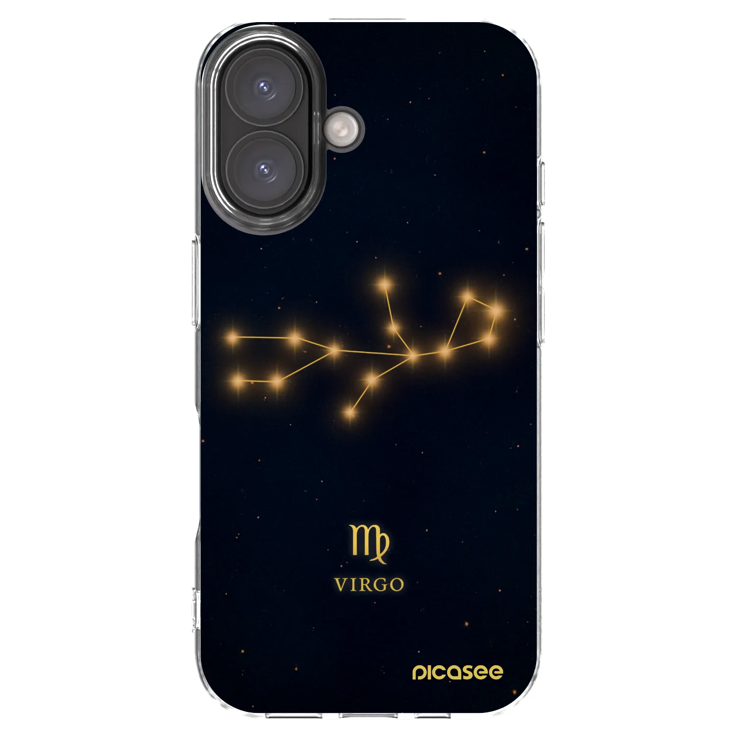 Picasee silikonski prozorni ovitek za Apple iPhone 16 - VIRGO