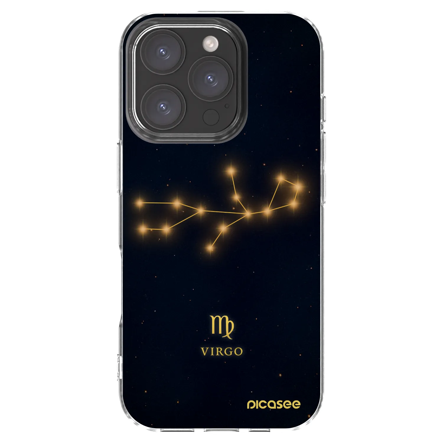 Picasee silikonski prozorni ovitek za Apple iPhone 16 Pro - VIRGO