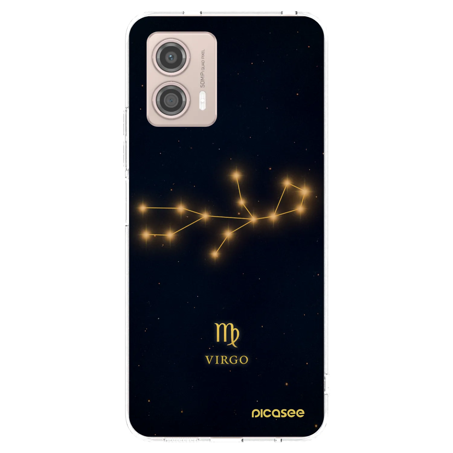 Picasee silikonski prozorni ovitek za Motorola Moto G53 5G - VIRGO