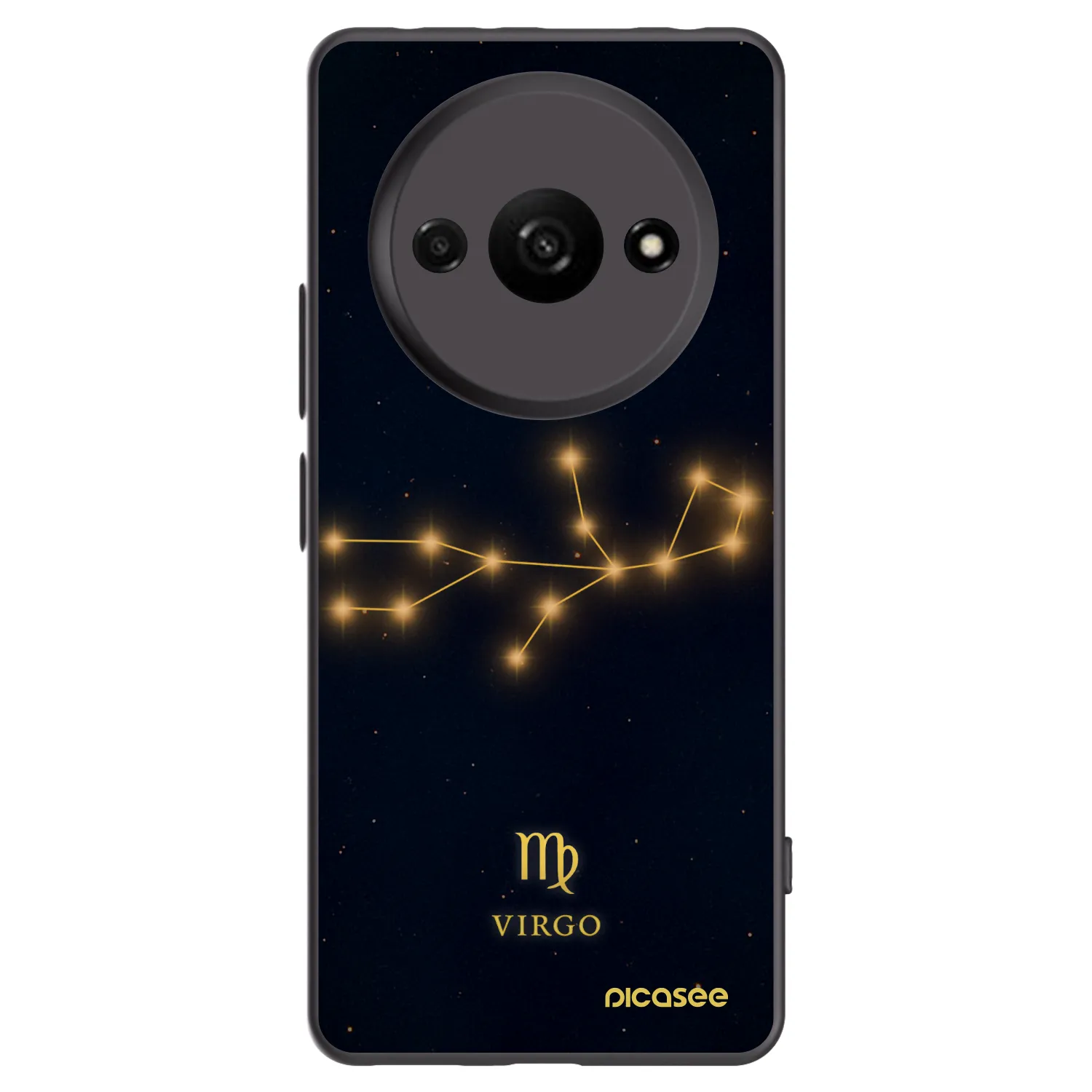 Picasee silikonski črni ovitek za Xiaomi Redmi A3 - VIRGO