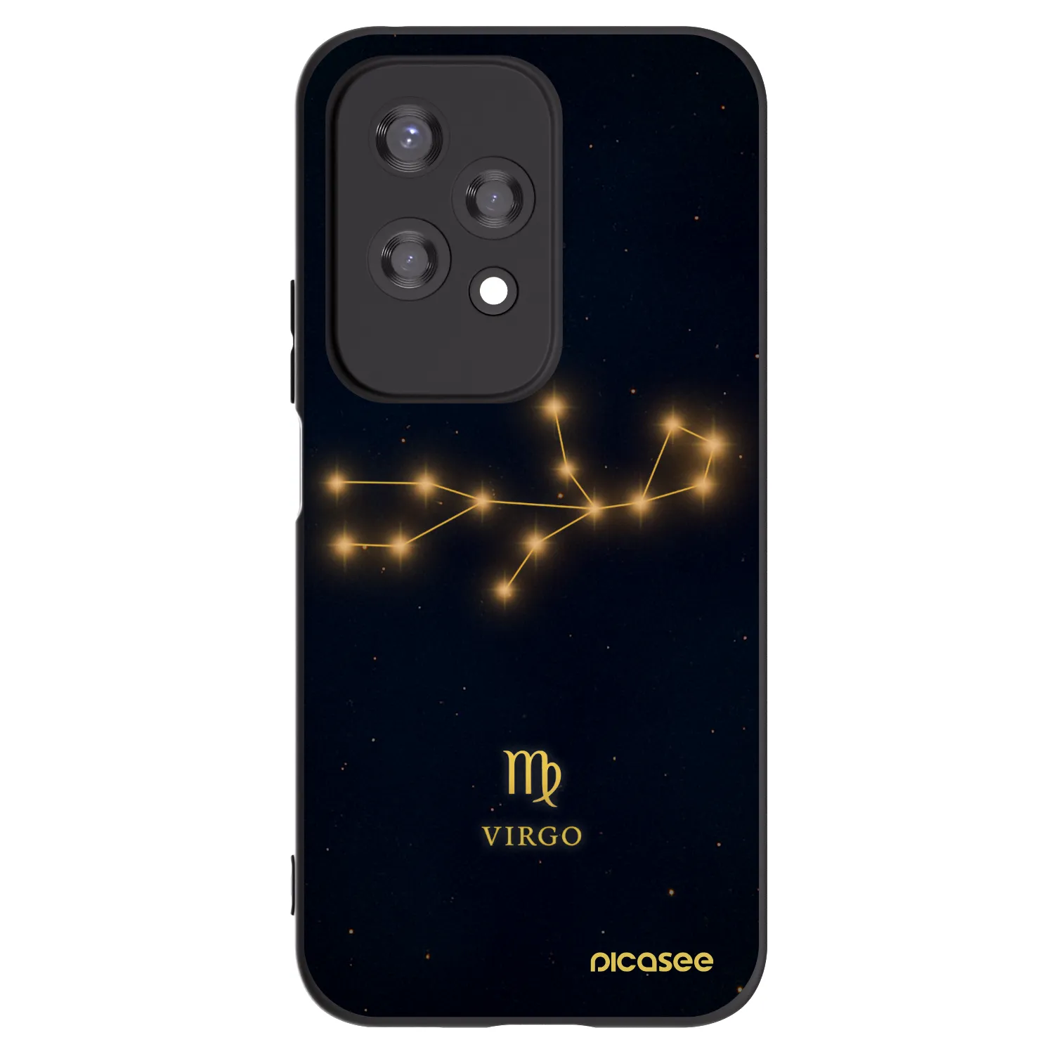 Picasee silikonski črni ovitek za Honor 200 Lite - VIRGO