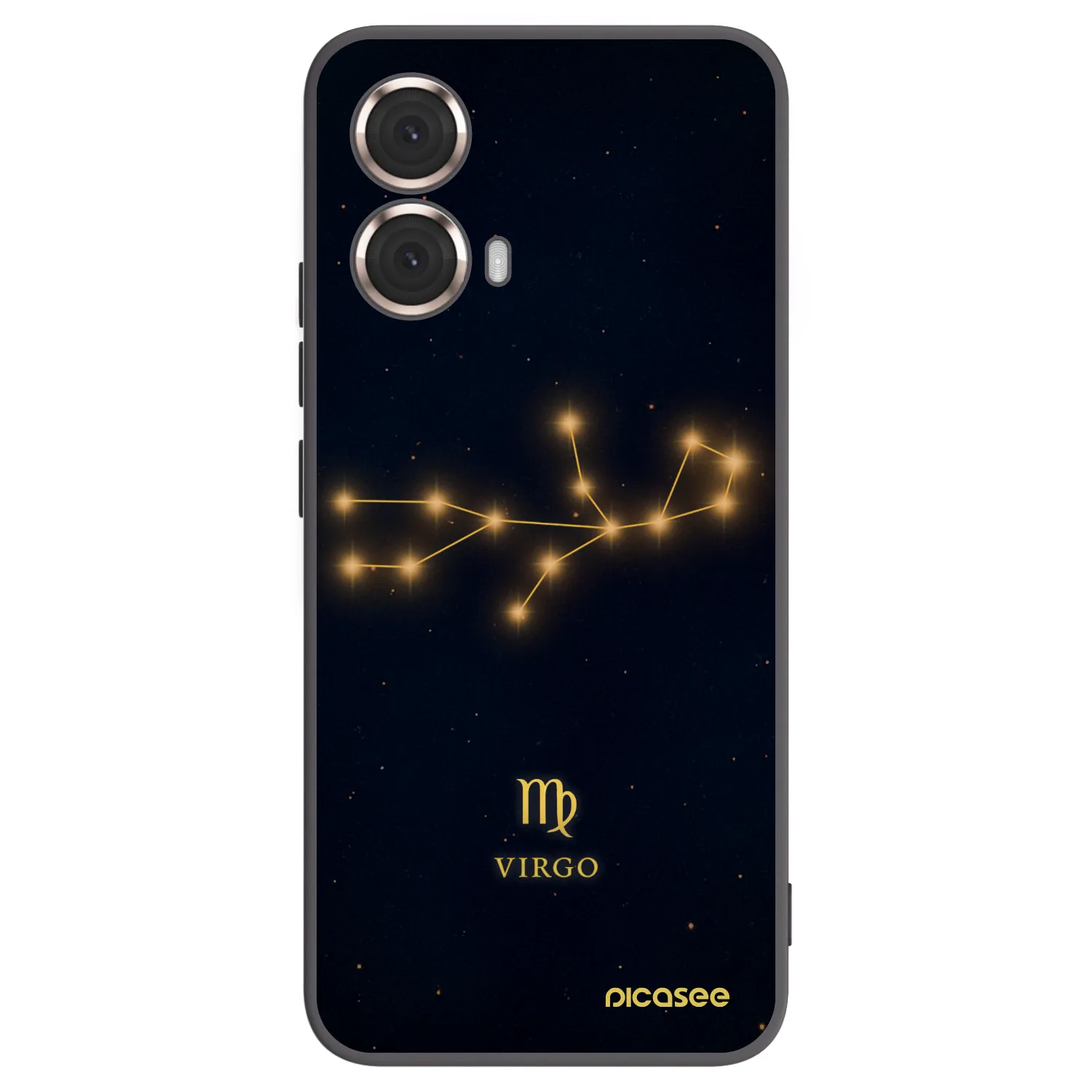 Picasee silikonski črni ovitek za Motorola Moto G85 - VIRGO